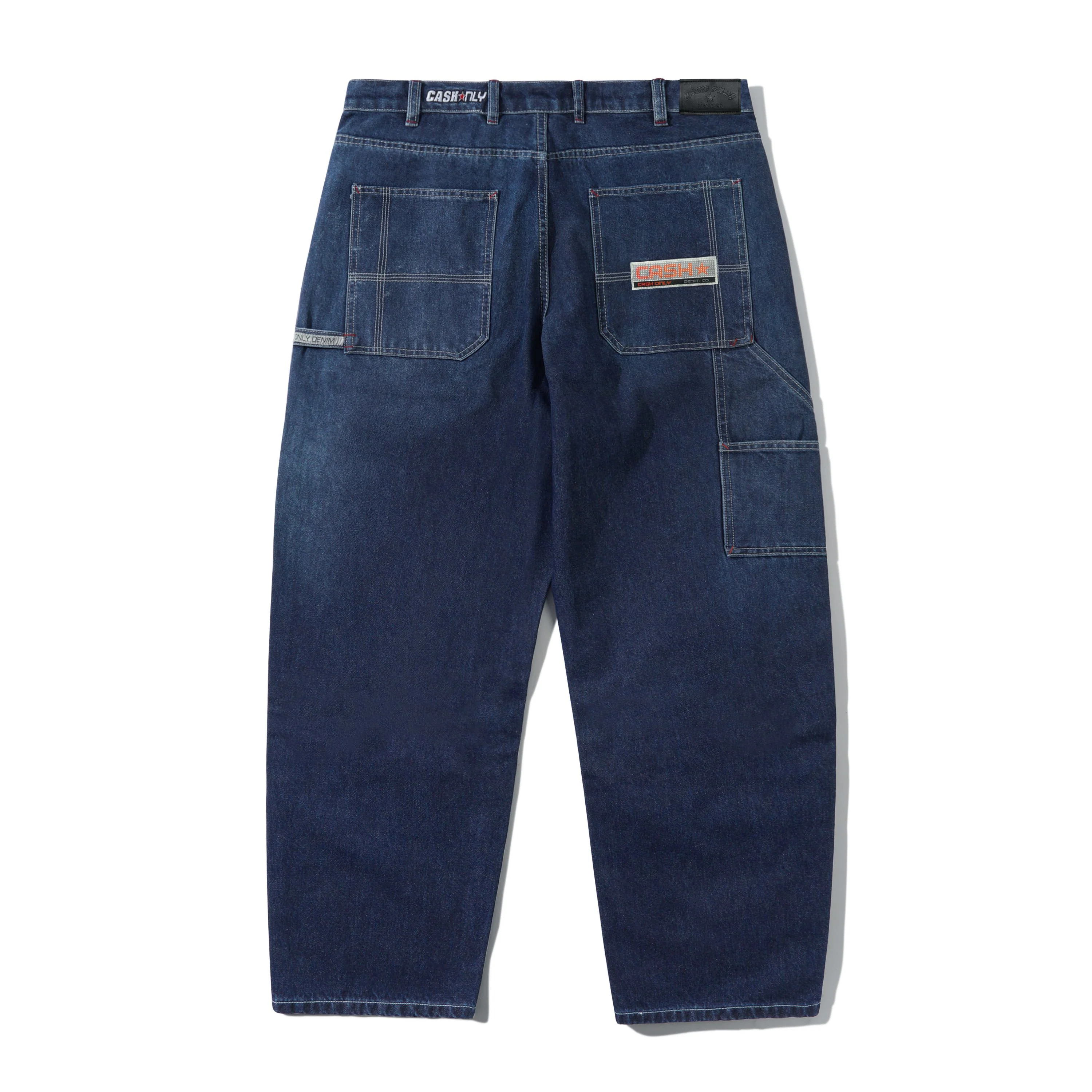Company Denim Jeans, Distress Washed Slub Blue - Image 2