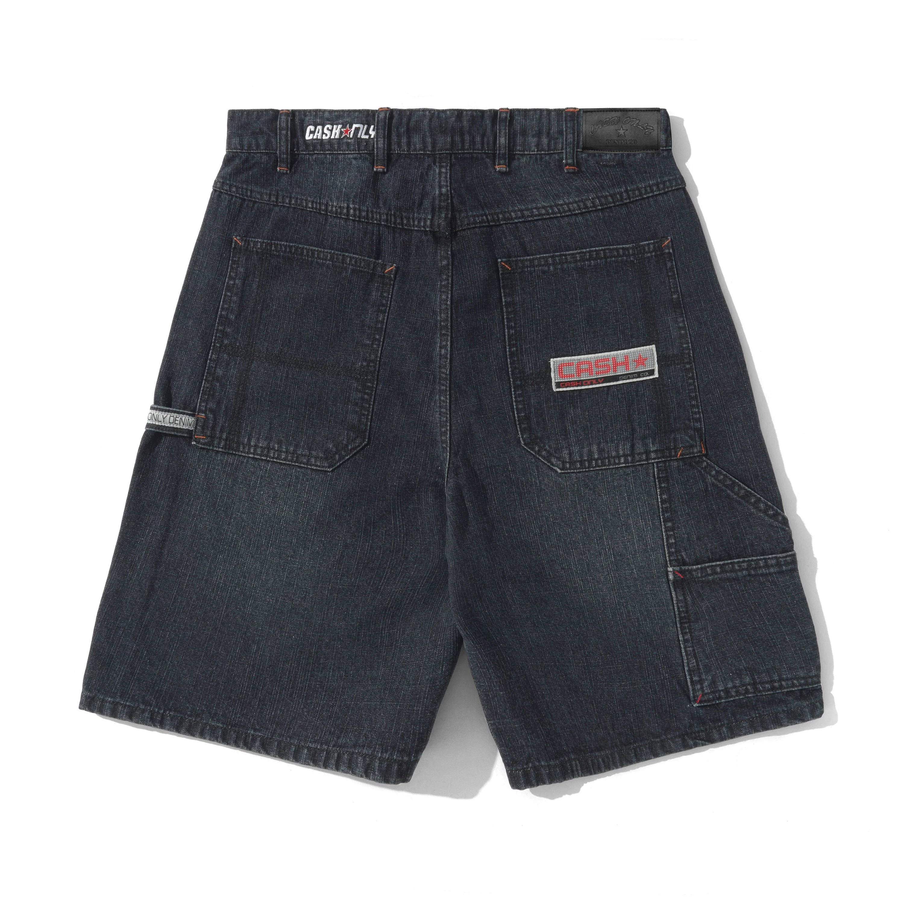Company Denim Shorts, Distress Washed Midnight - Image 2