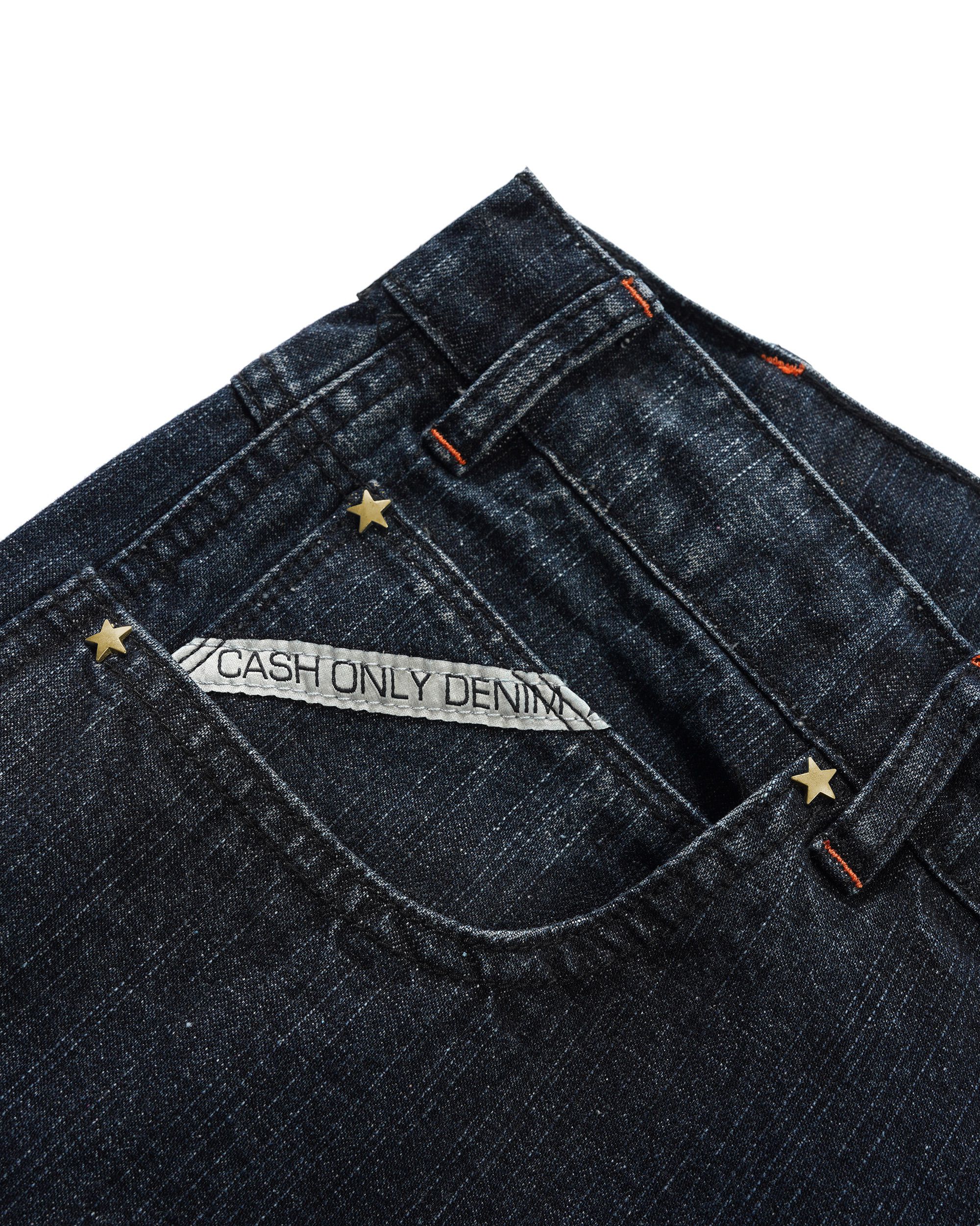 Company Denim Shorts, Distress Washed Midnight - Image 4