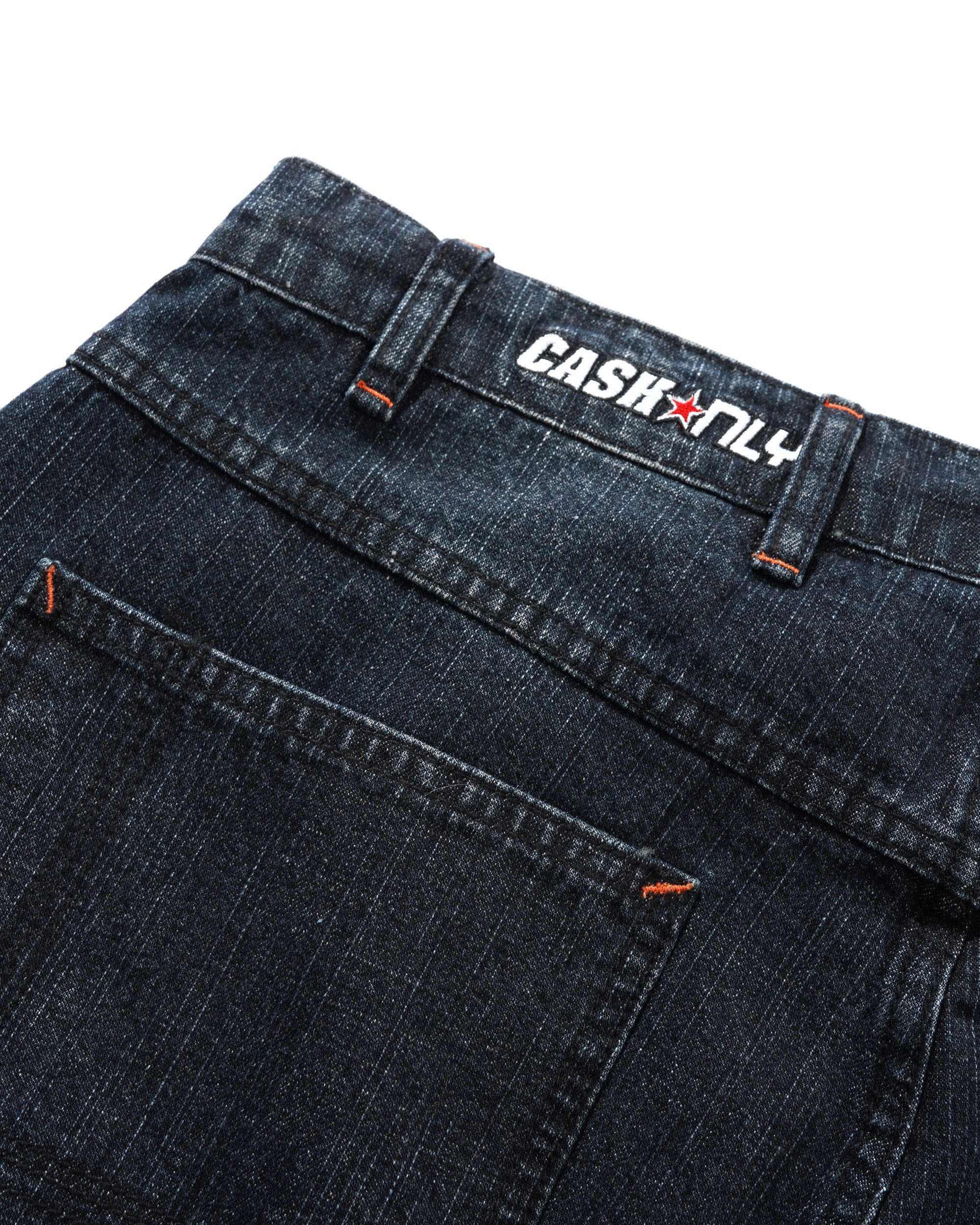Company Denim Shorts, Distress Washed Midnight - Image 5