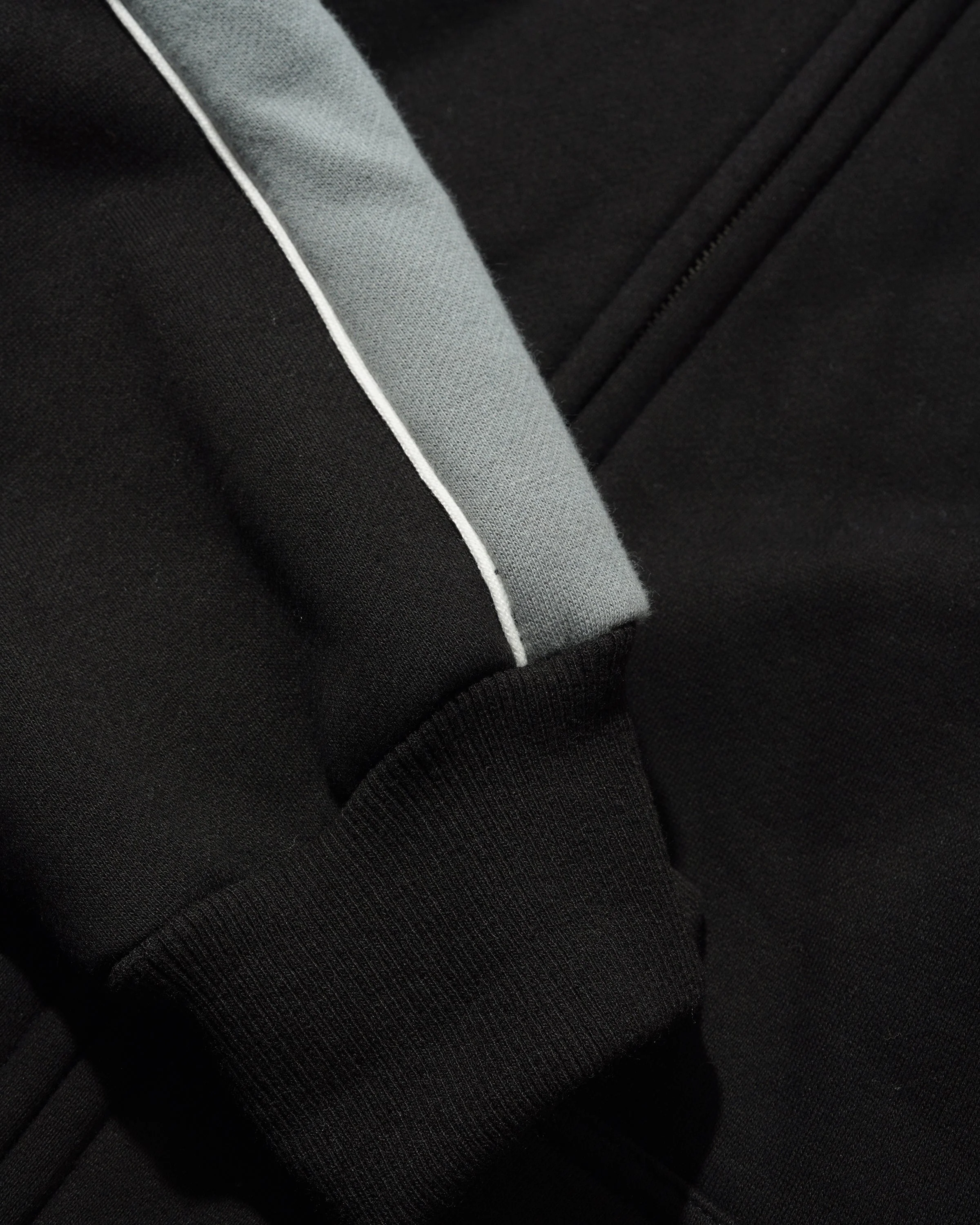 Connection Zip-Thru Hood, Black - Image 3