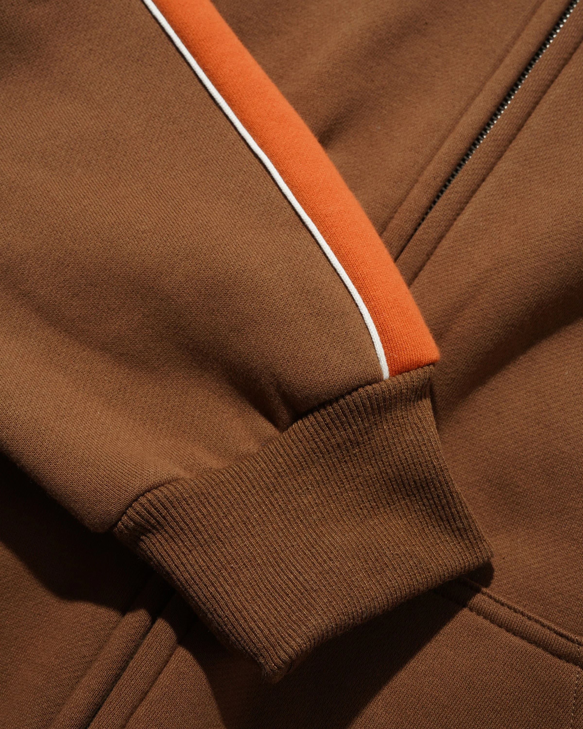 Connection Zip-Thru Hood, Brown - Image 2