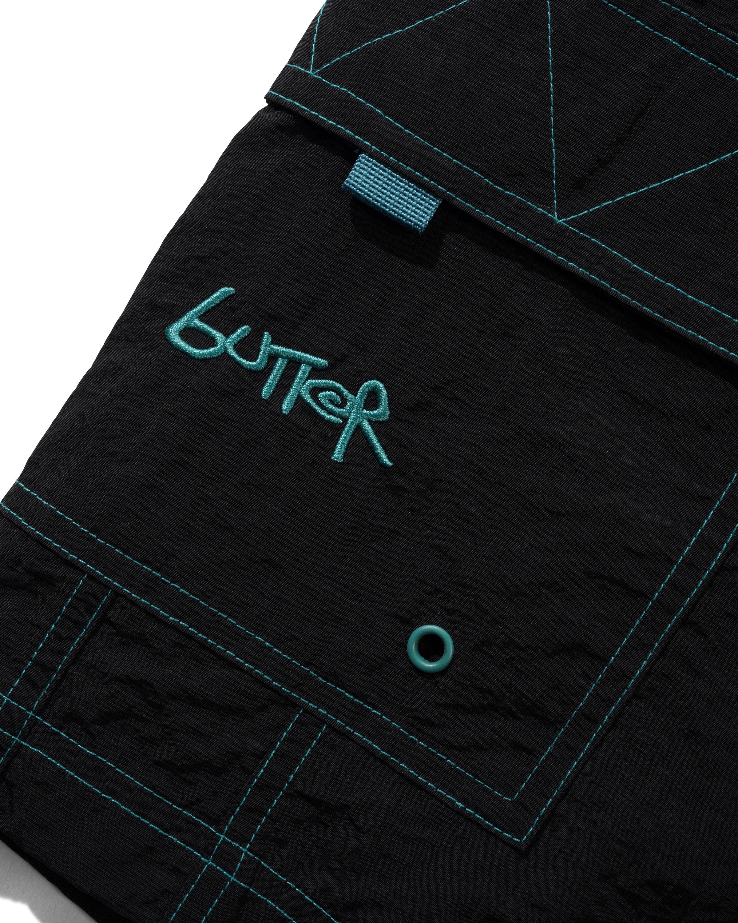Contrast Boardshorts, Black - Image 6