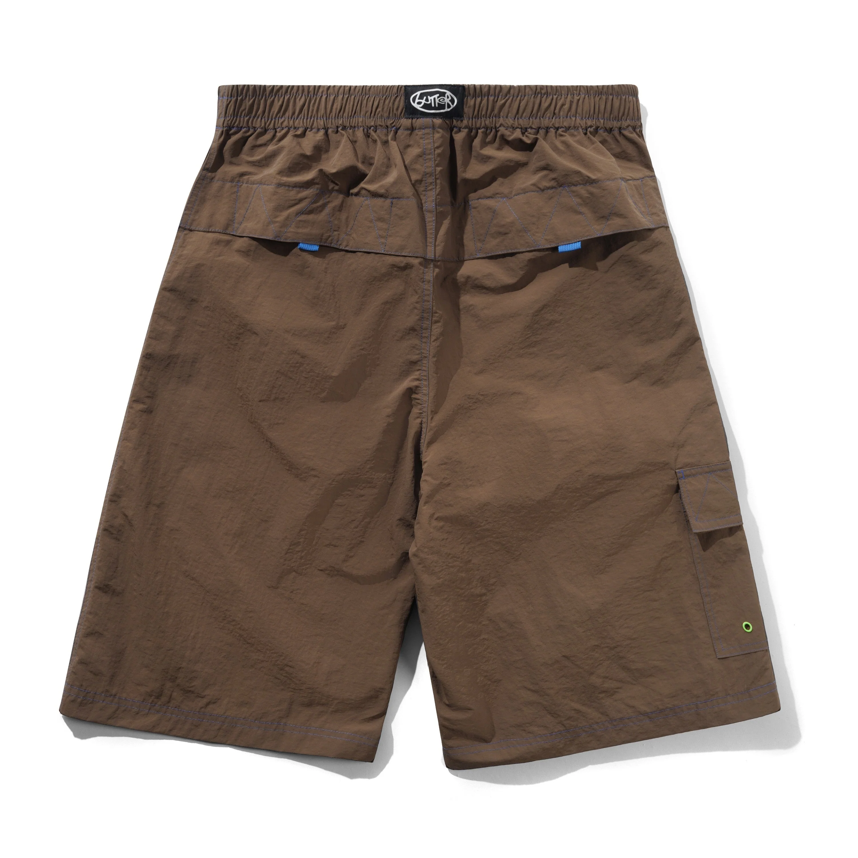 Contrast Boardshorts, Brown - Image 2
