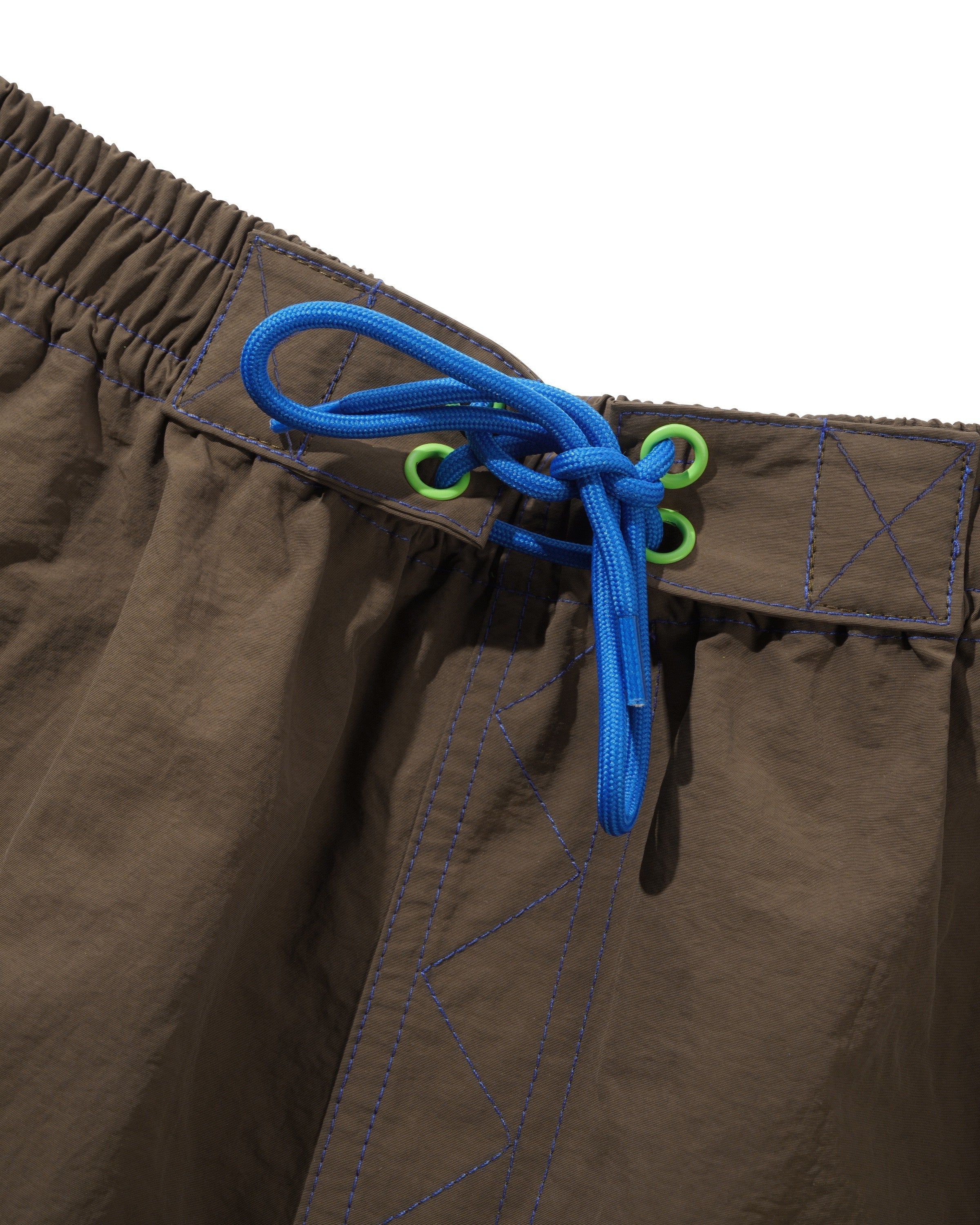 Contrast Boardshorts, Brown - Image 3