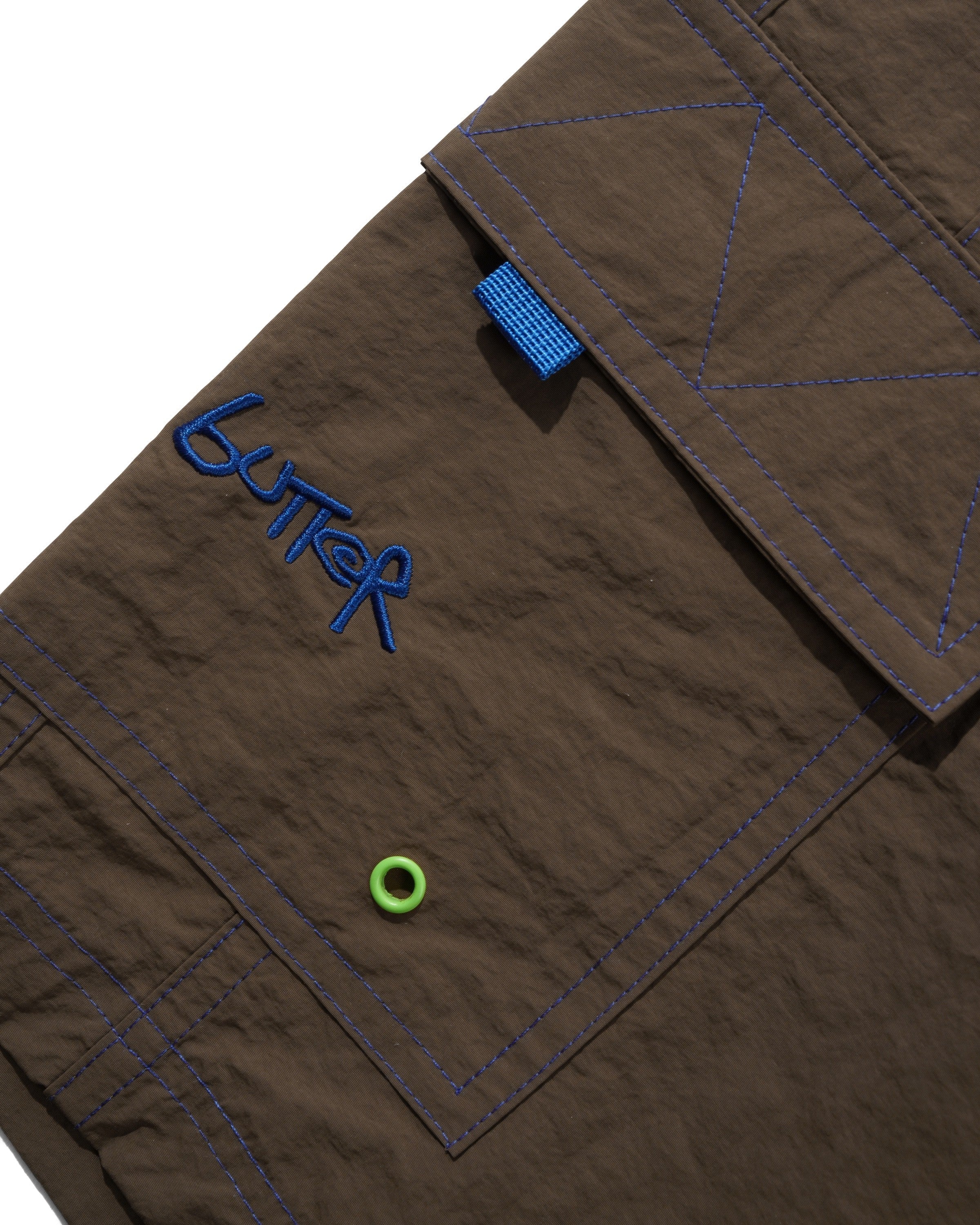 Contrast Boardshorts, Brown - Image 4
