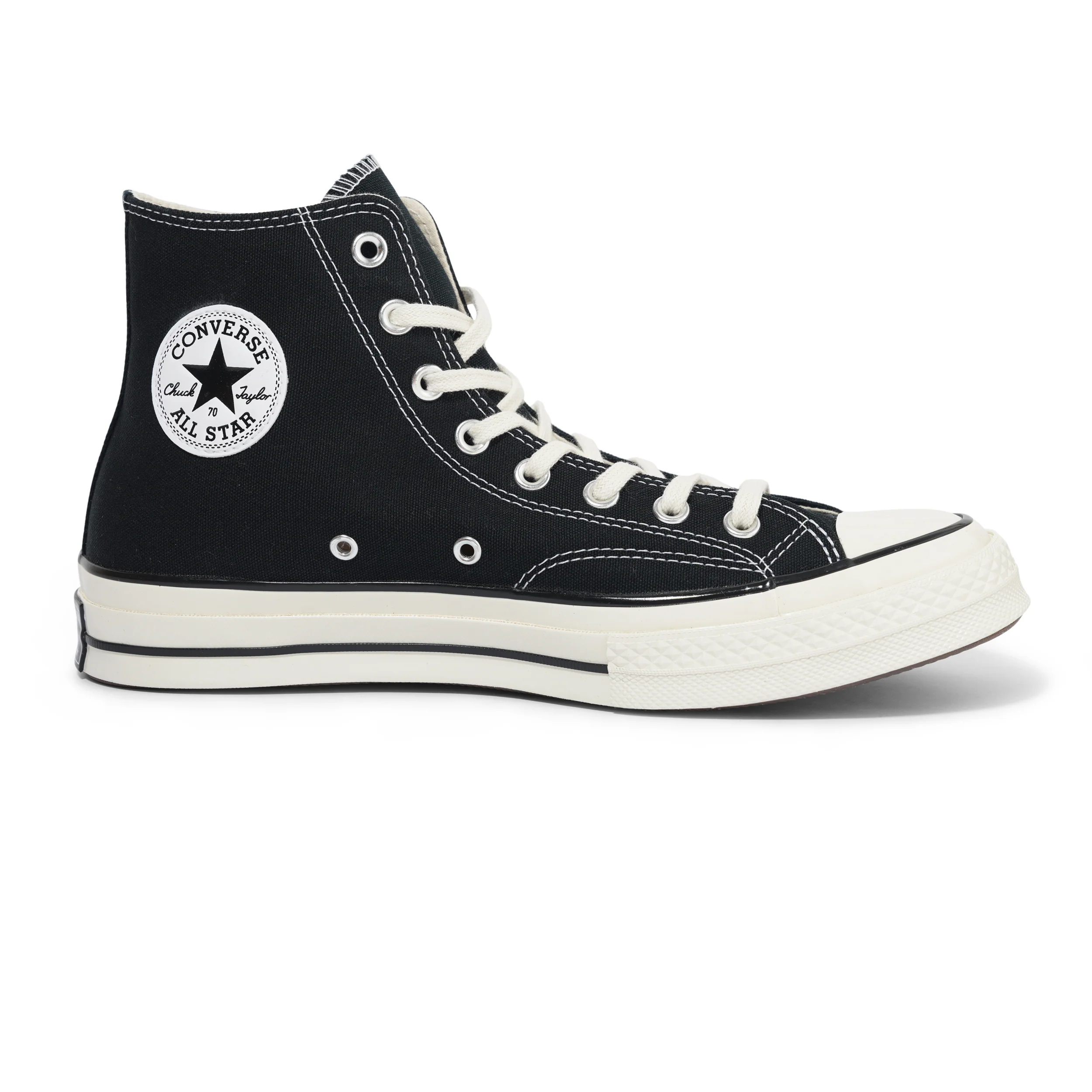 Converse Chuck 70 High, Black / Black & Egret - Image 4