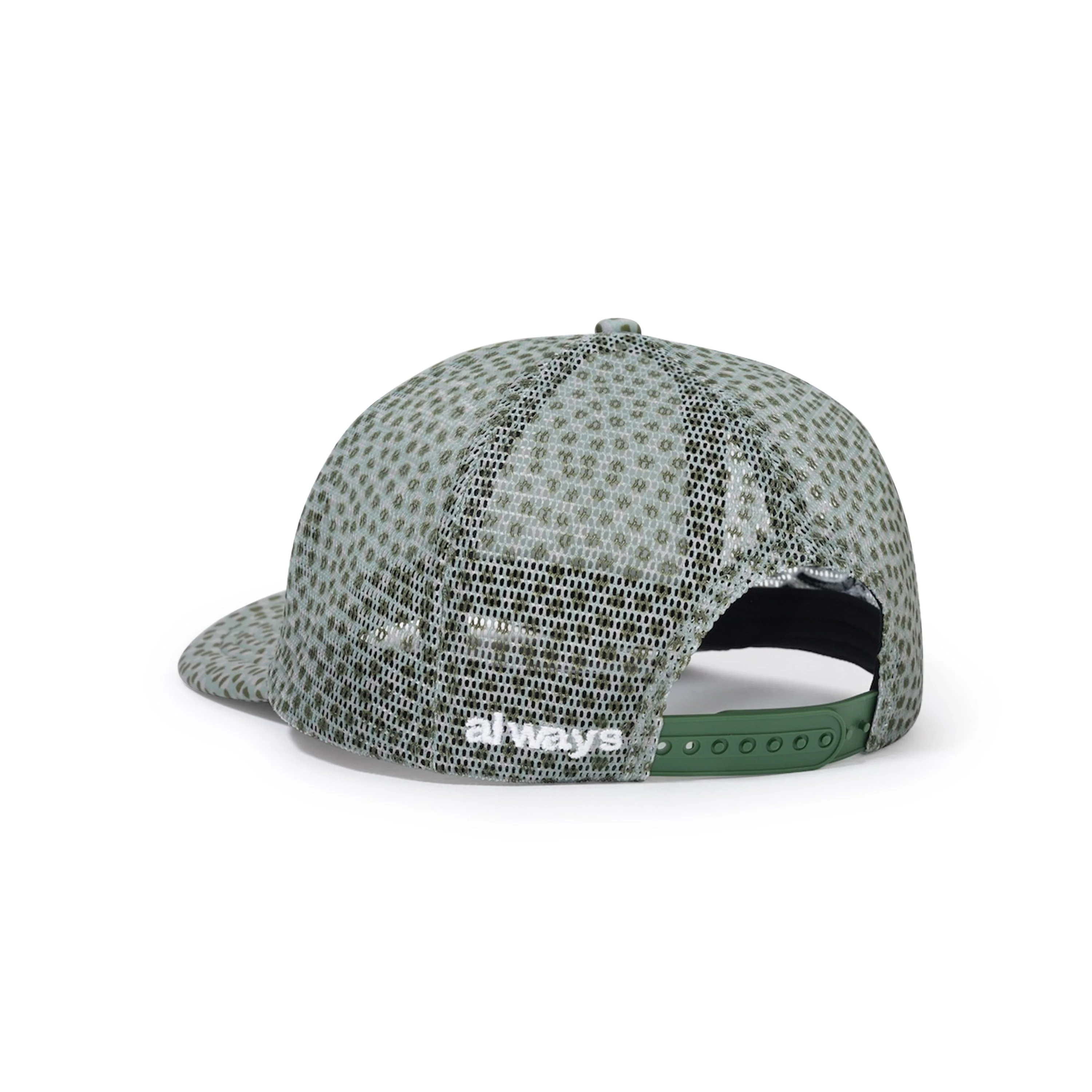 Coral Pattern Trucker Hat, Green - Image 2