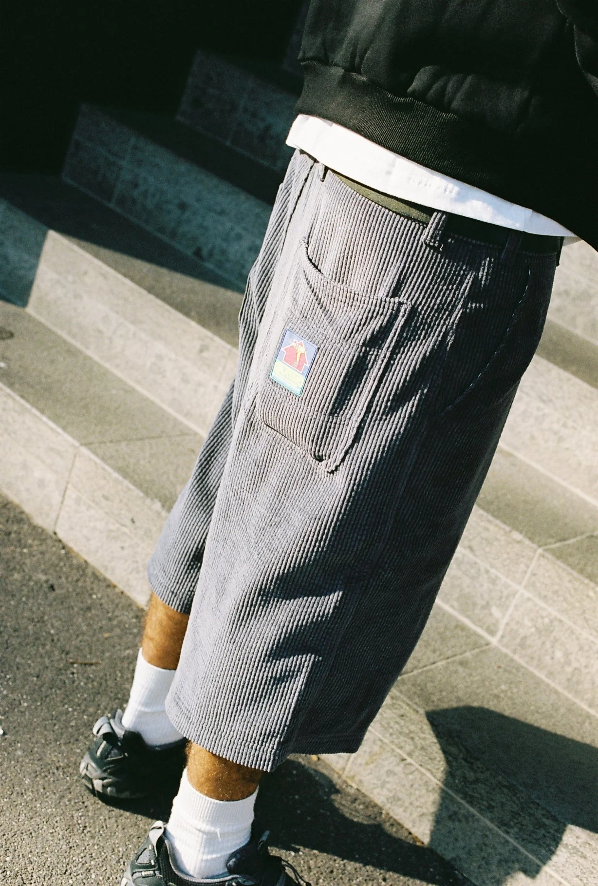 Cord Work Shorts, Dusk - Image 5
