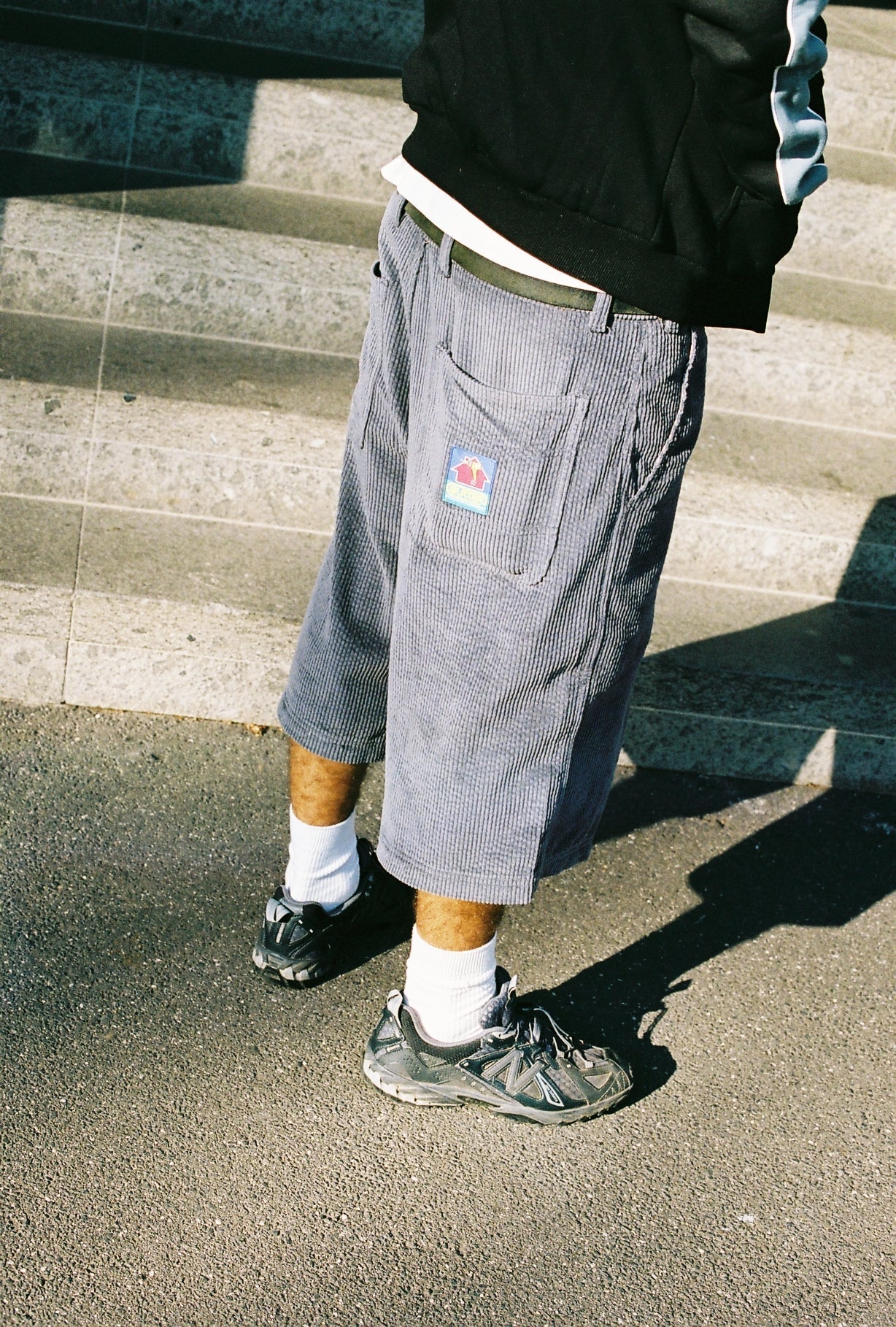Cord Work Shorts, Mustard Plaid - Image 6