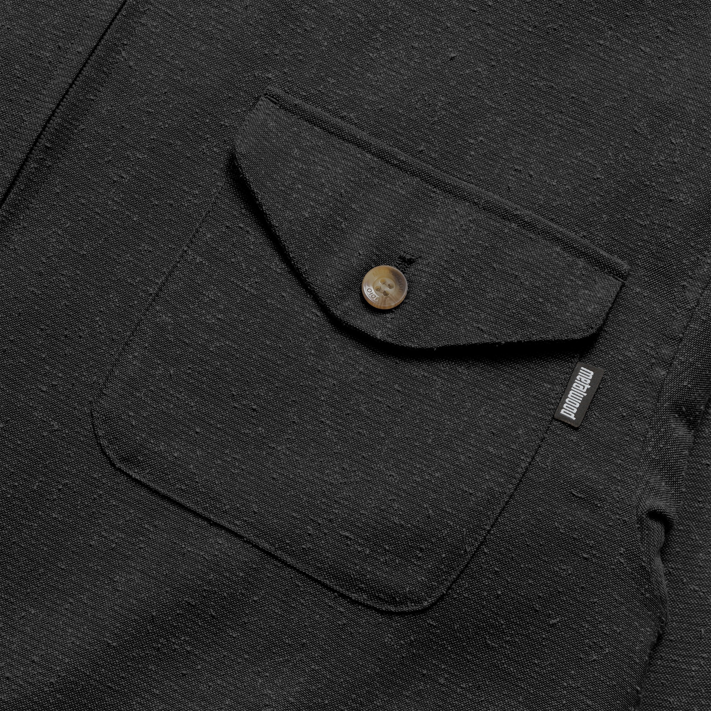 Cotton Blouson, Black - Image 3