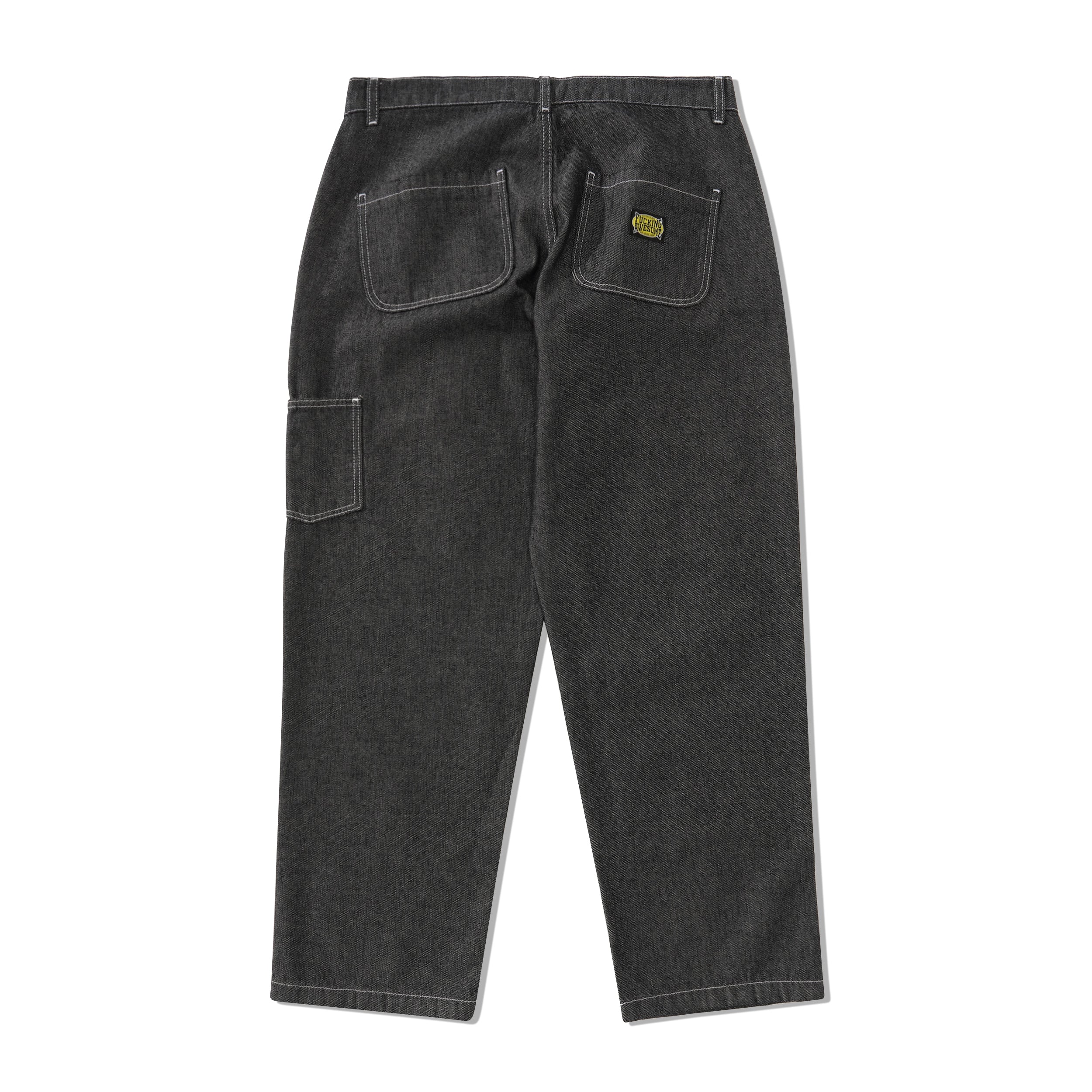 Cotton Canvas Double Knee Pant, Salt Pepper - Image 2