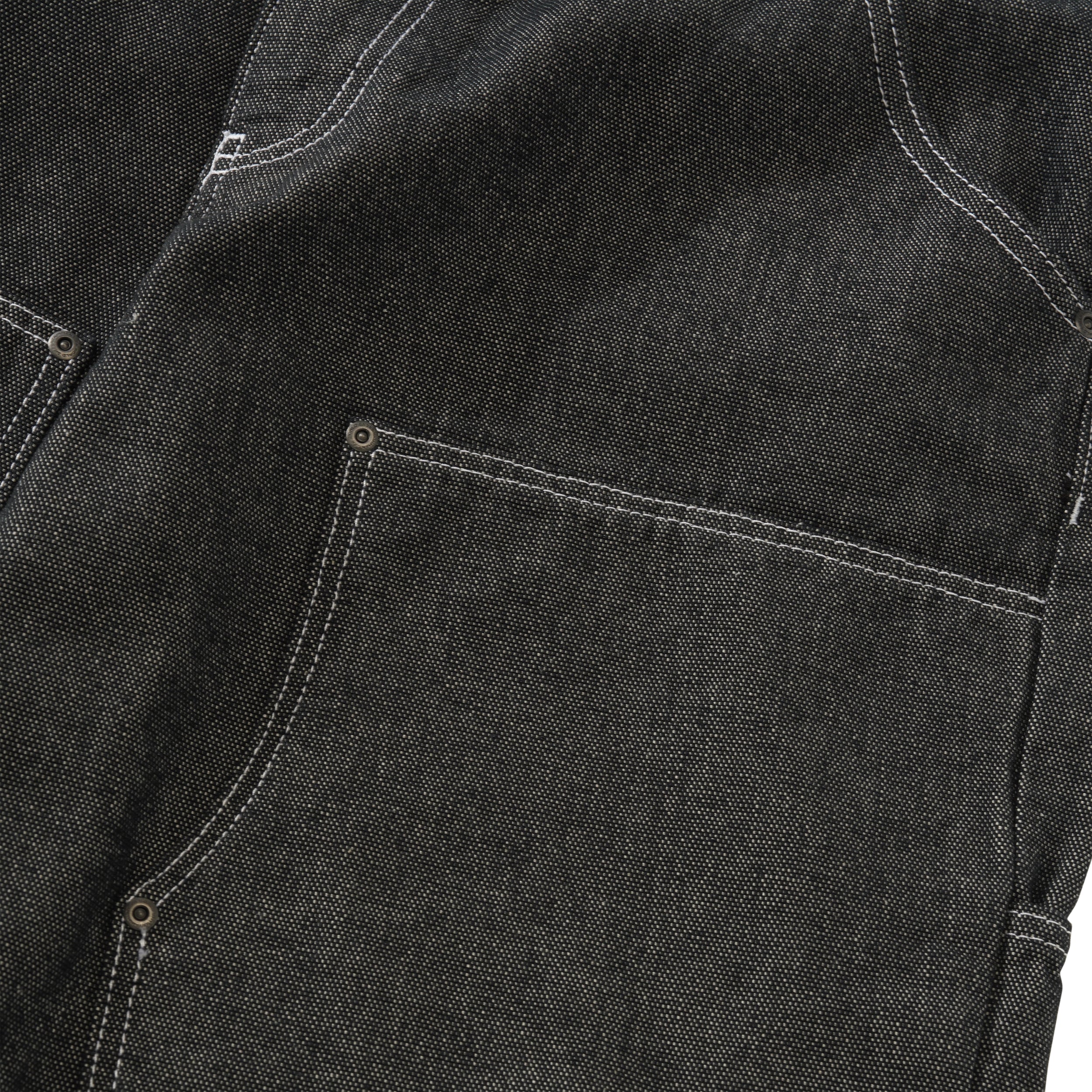 Cotton Canvas Double Knee Pant, Salt Pepper - Image 3