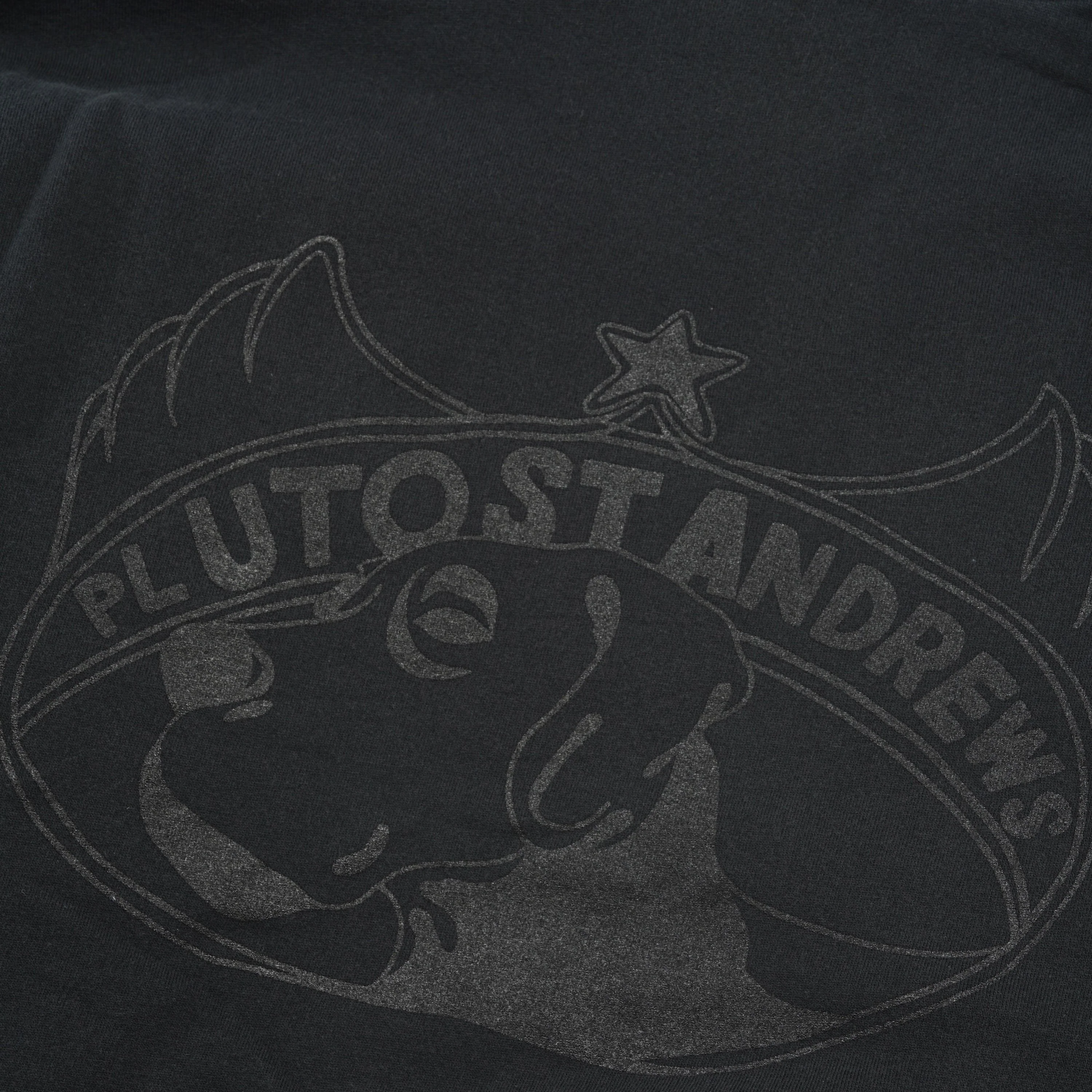 Cow Pullover Hood, Washed Black - Image 4