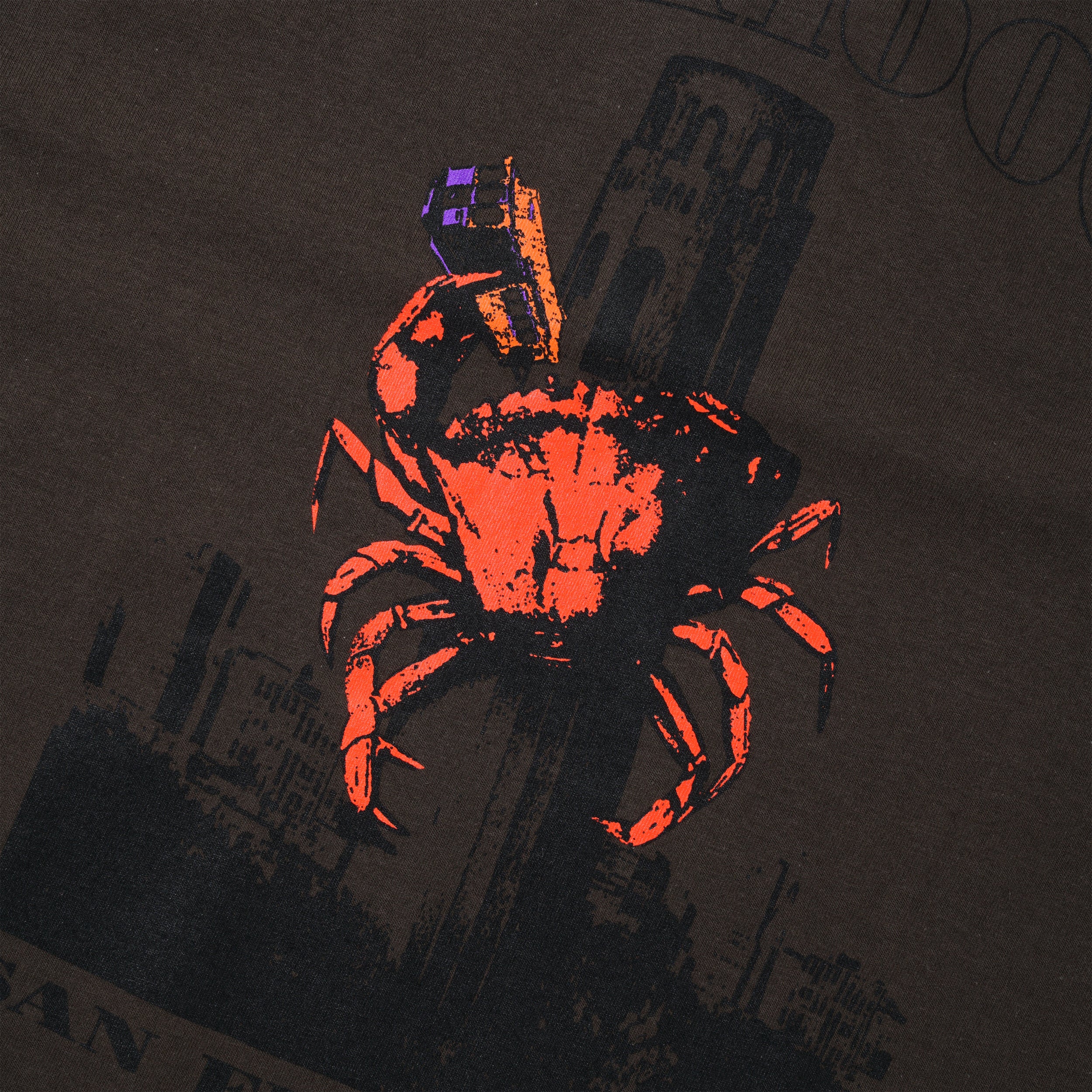 Crab Tee, Choc - Image 2