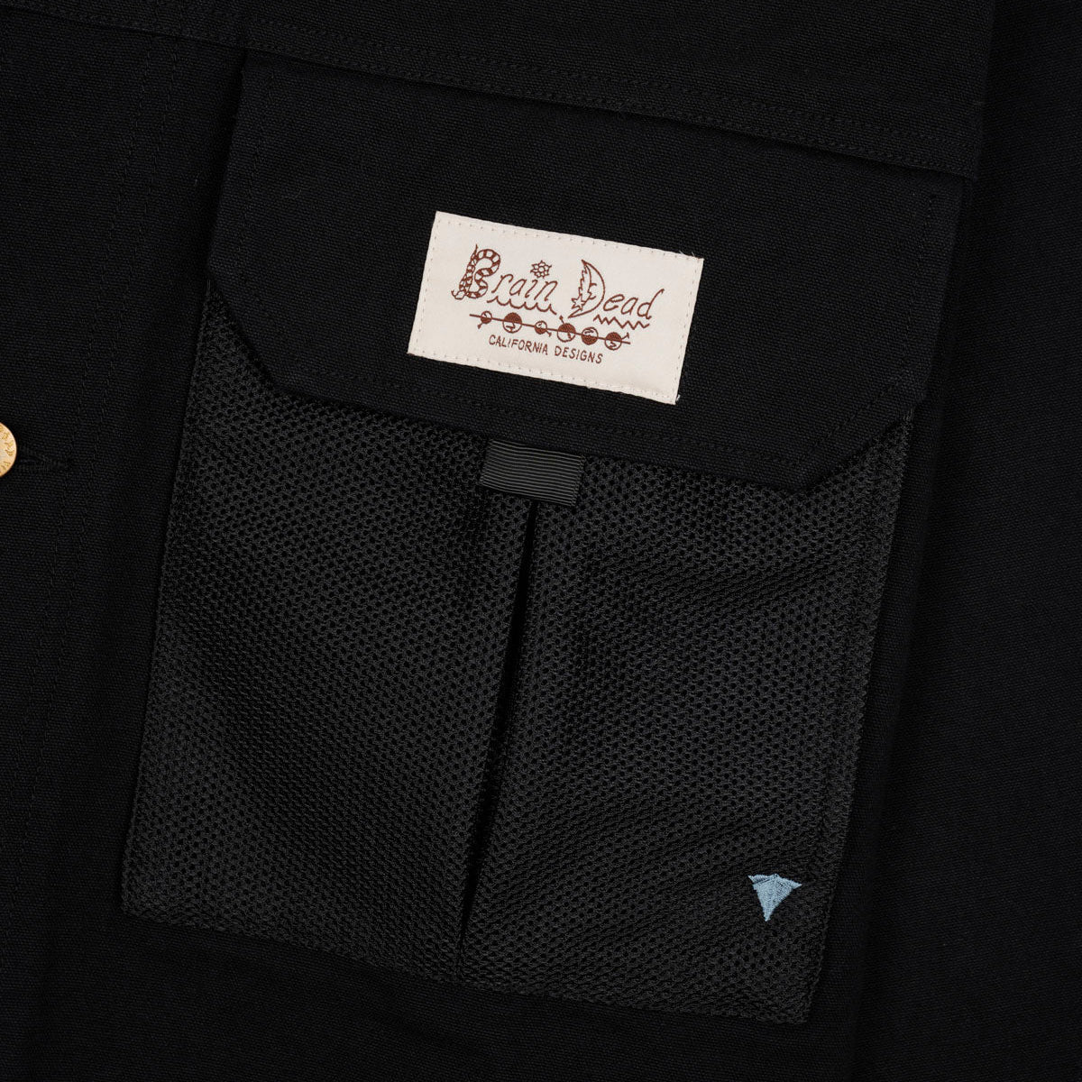 Cropped Chore Jacket, Black - Image 2
