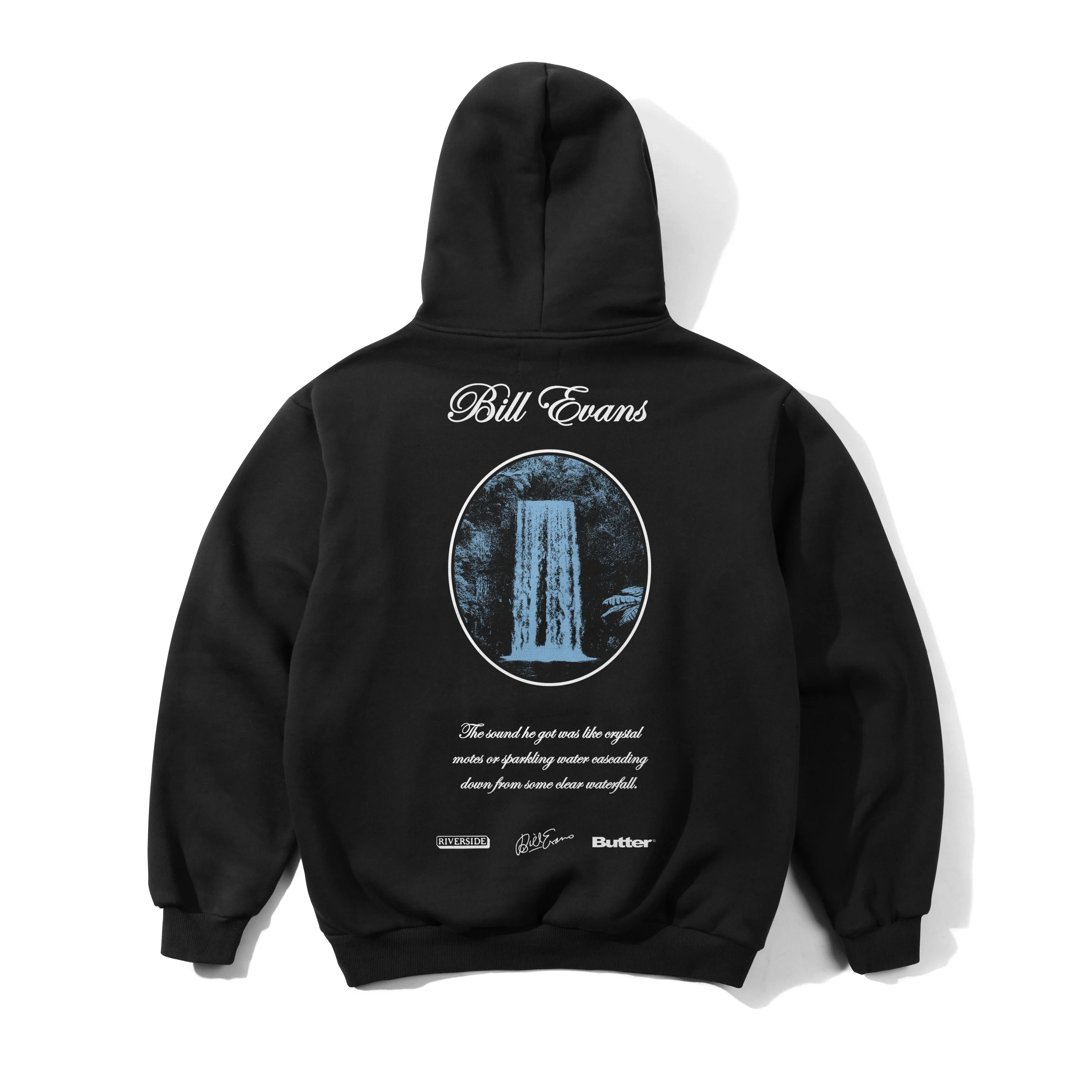 Crystal Notes Pullover Hood, Black - Image 2