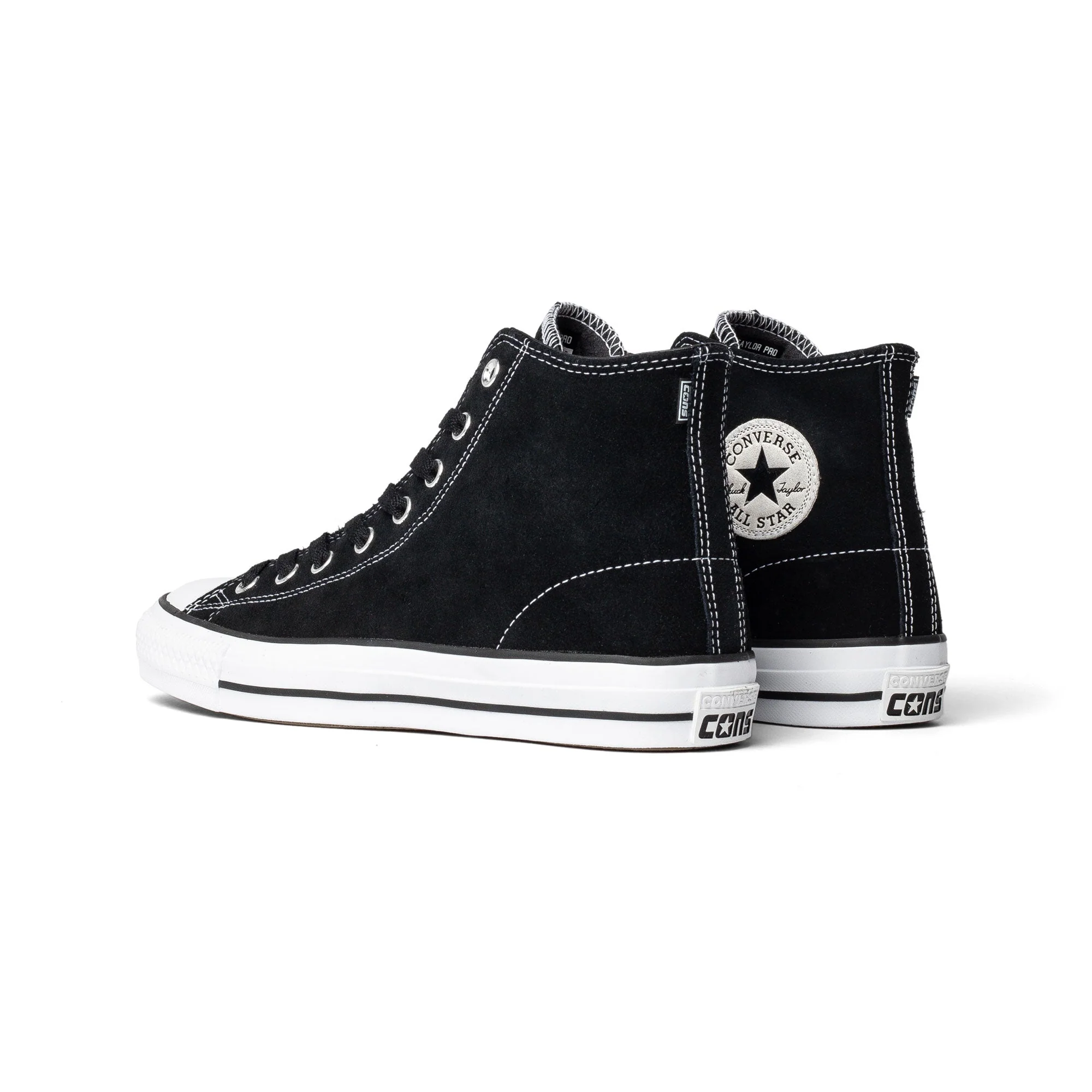 CTAS Pro High Suede, Black / White - Image 3