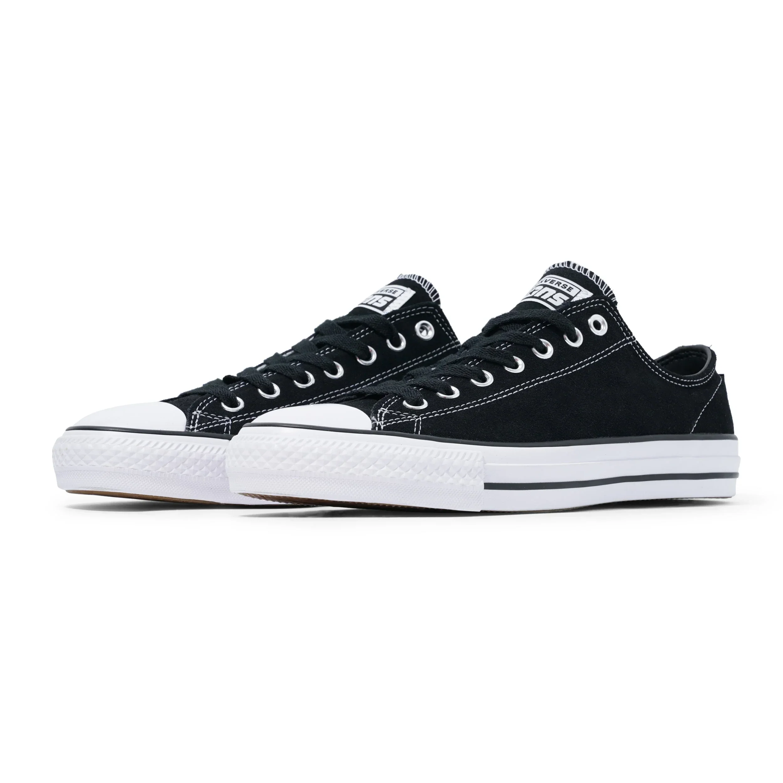 CTAS Pro Low Suede, Black / White - Image 3