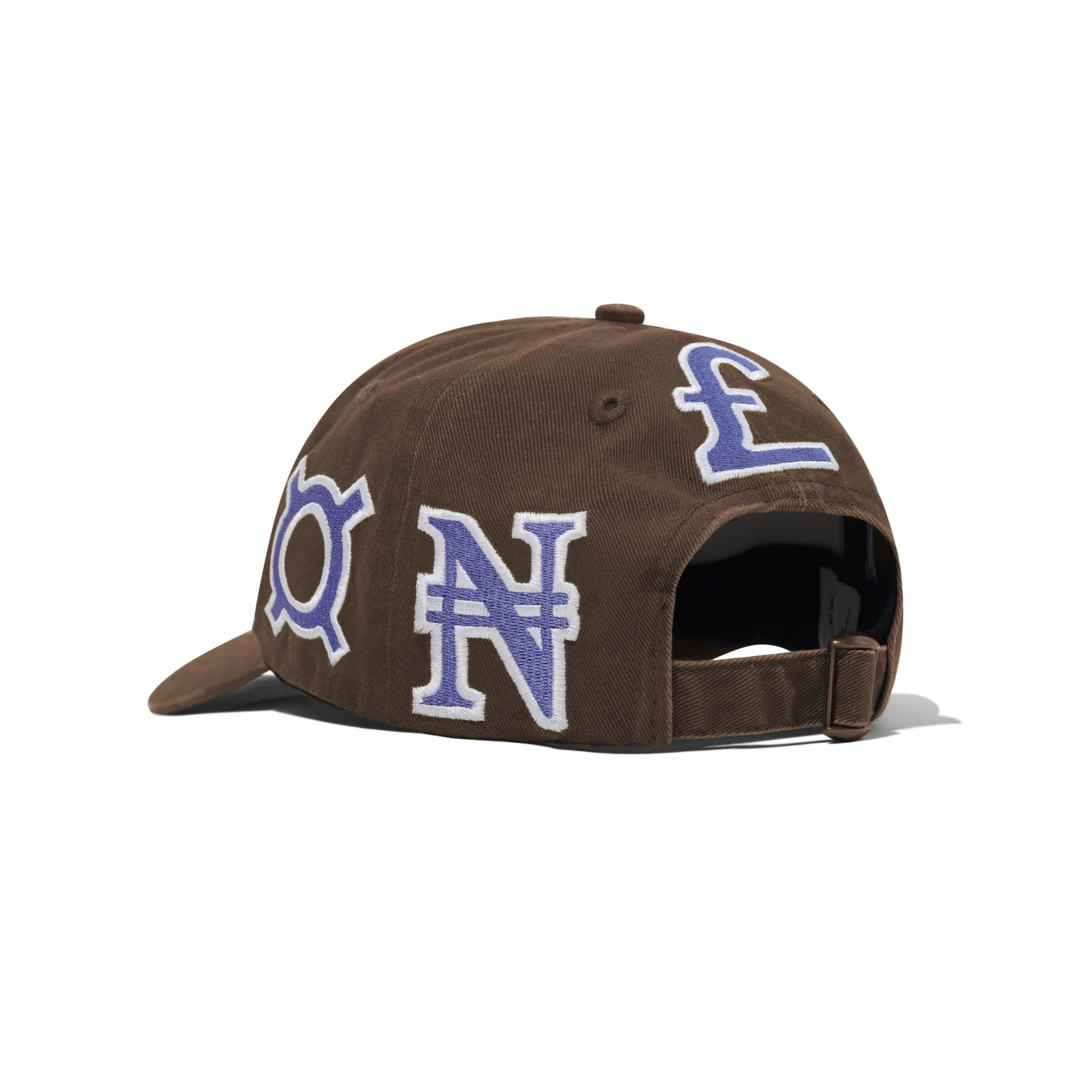 Currency 6 Panel Cap, Dark Brown - Image 2