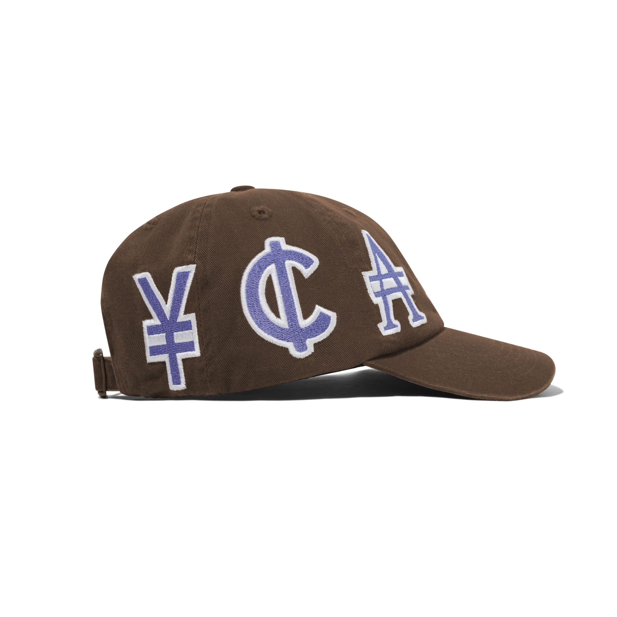 Currency 6 Panel Cap, Dark Brown - Image 3