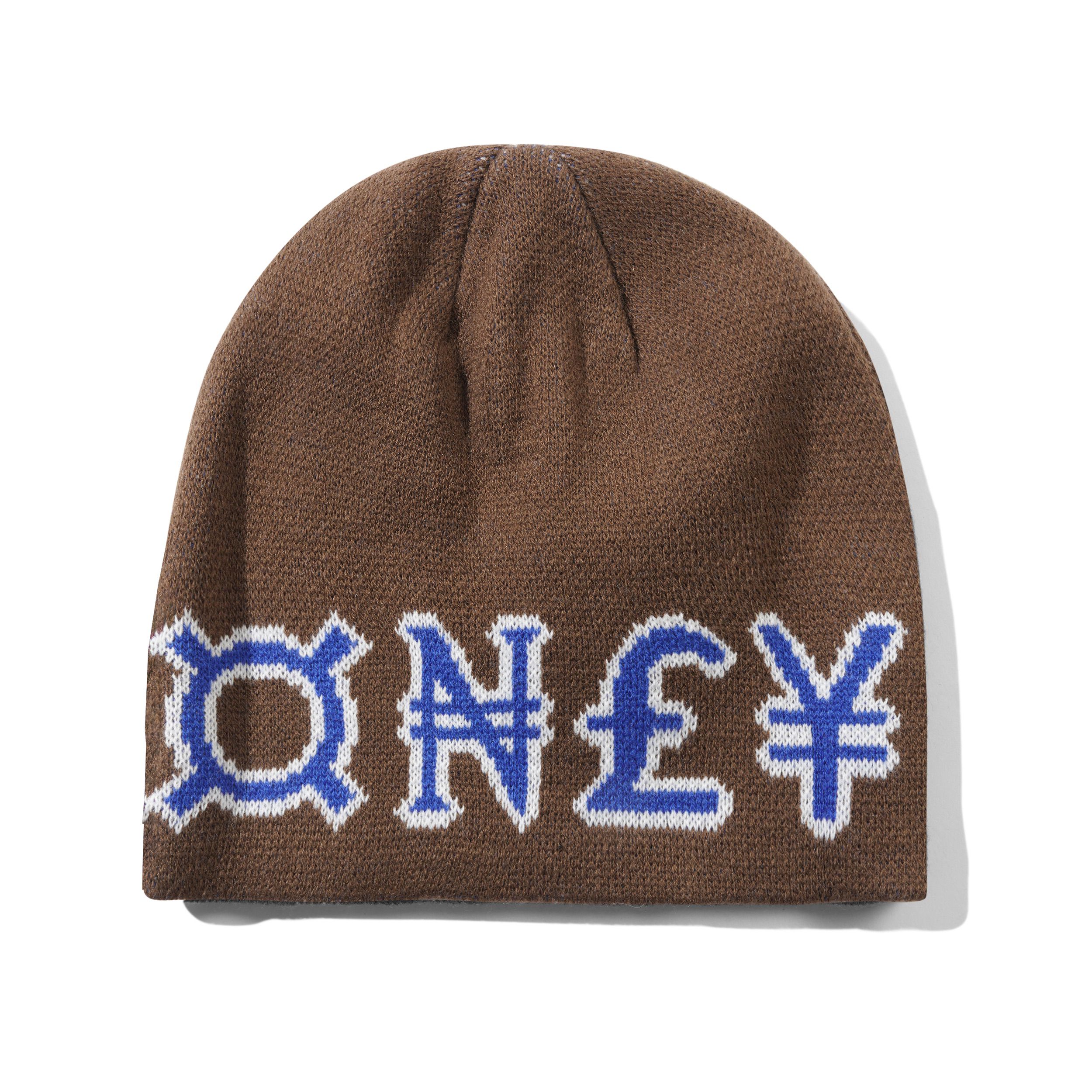 Currency Skully Beanie, Brown - Image 2