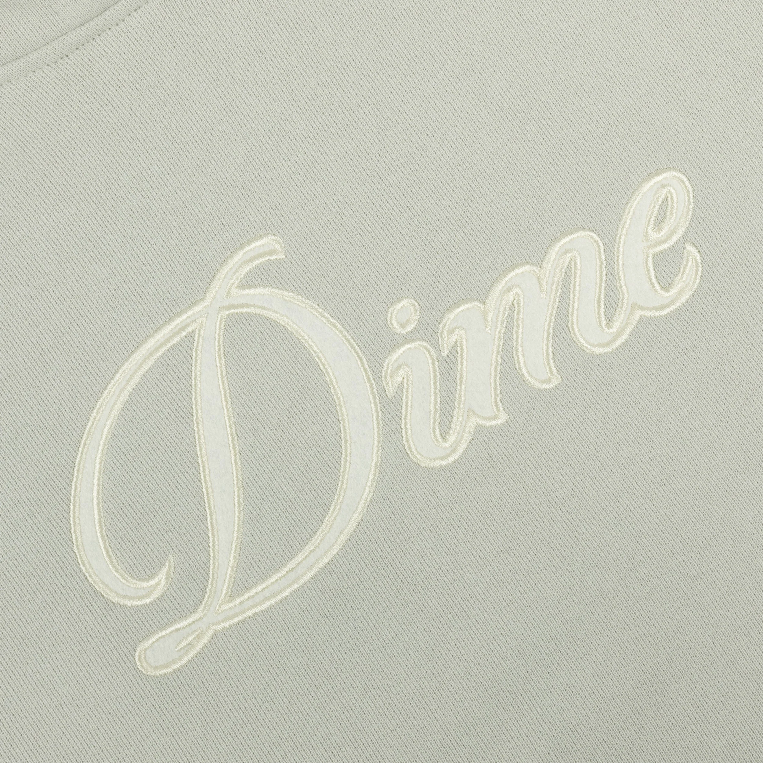 Cursive Hoodie, Charcoal Moss - Image 2