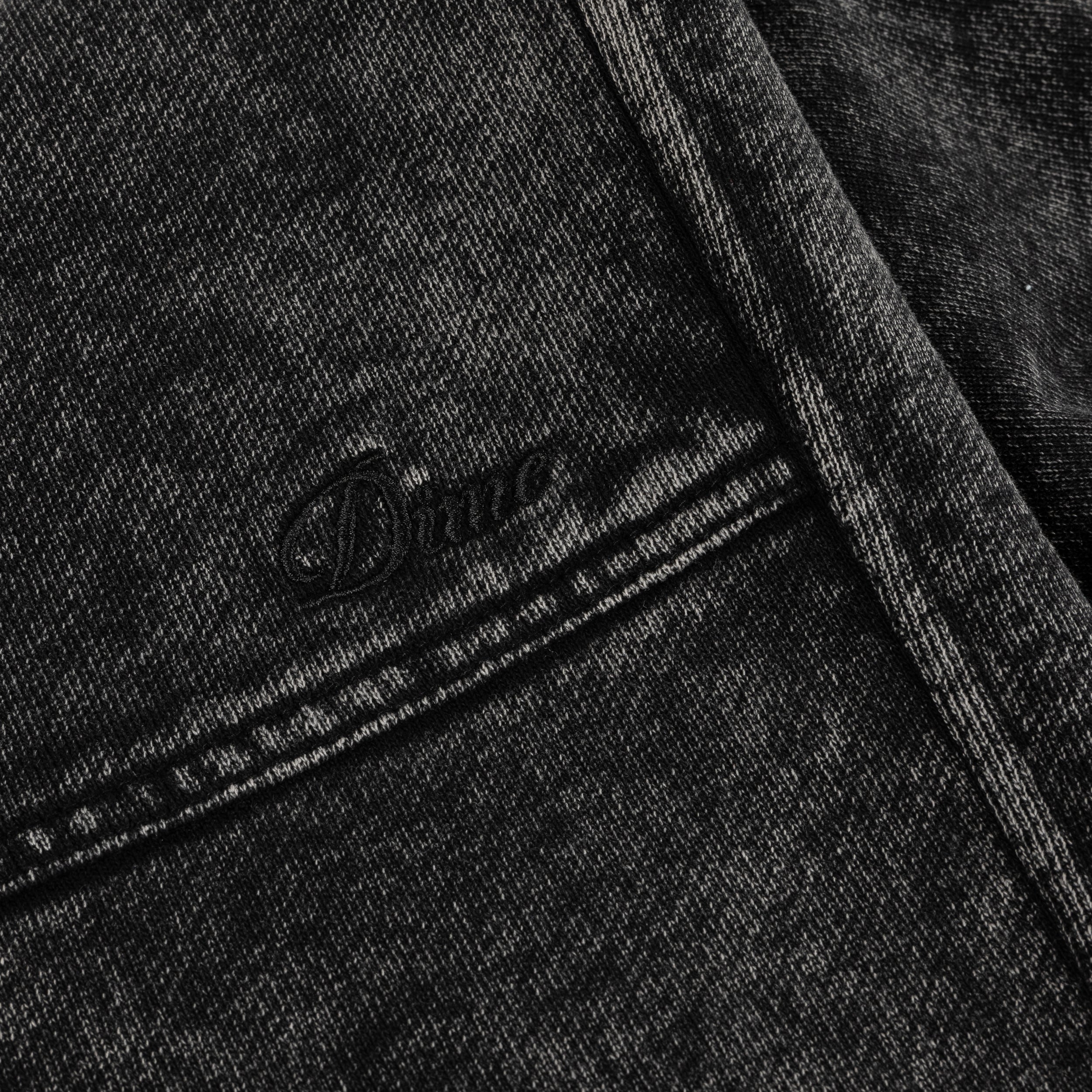Cyclone French Terry Shorts, Black Snow Washed - Image 2