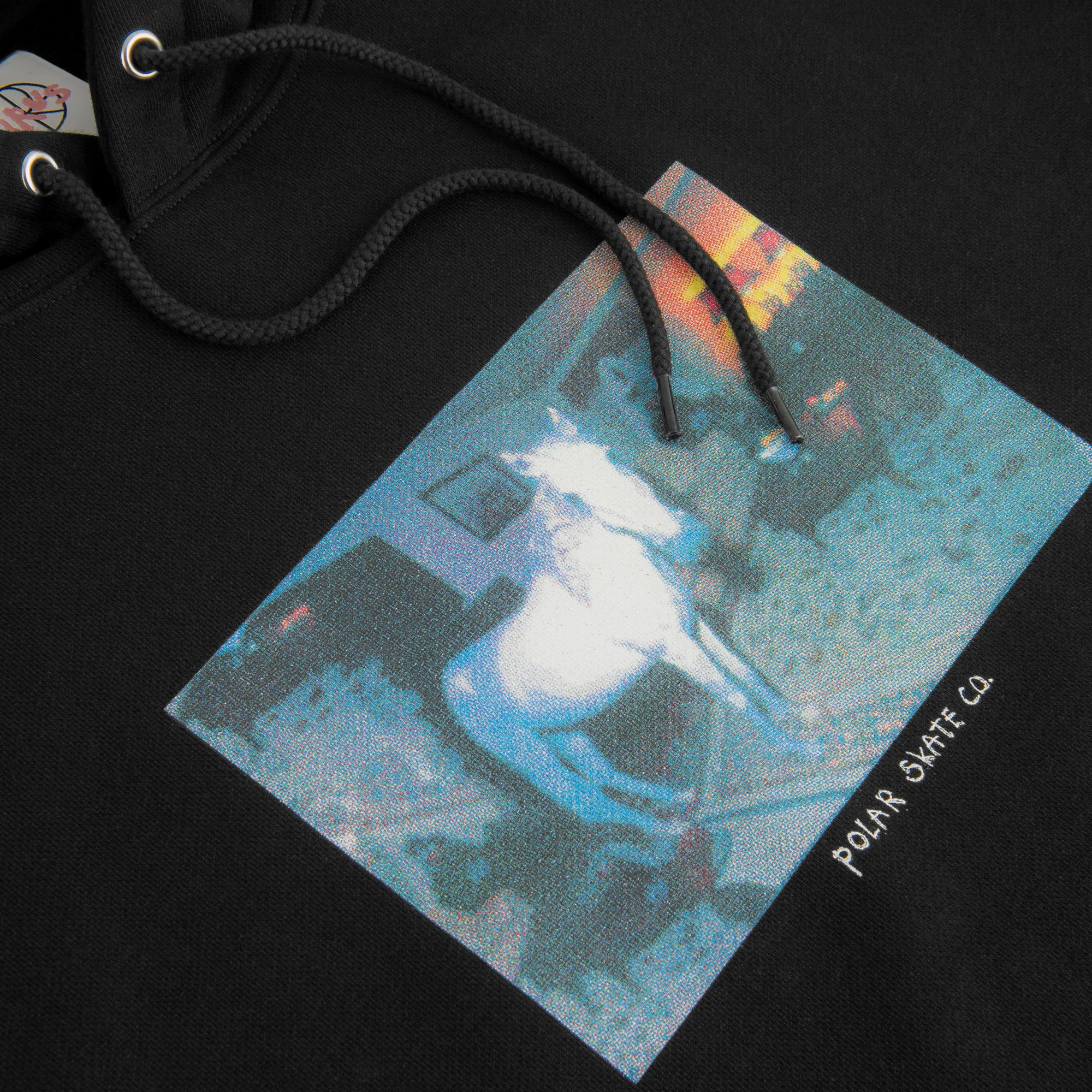 Dave Horse Dream Pullover Hood, Black - Image 2
