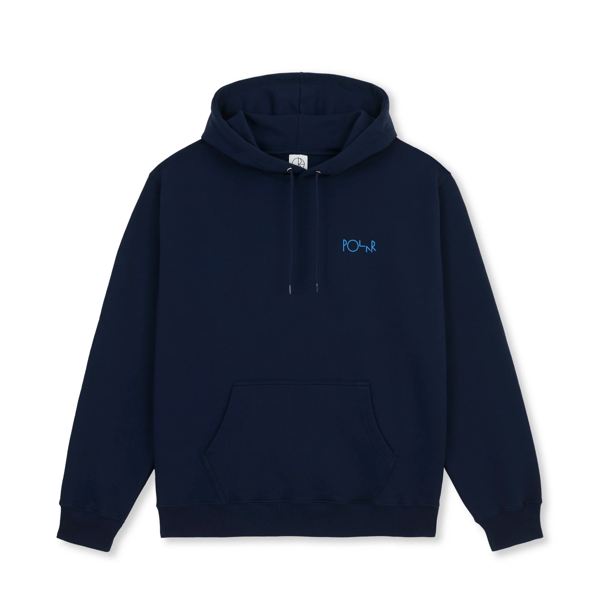 Dave Stroke Logo Pullover Hood, Dark Blue - Image 2