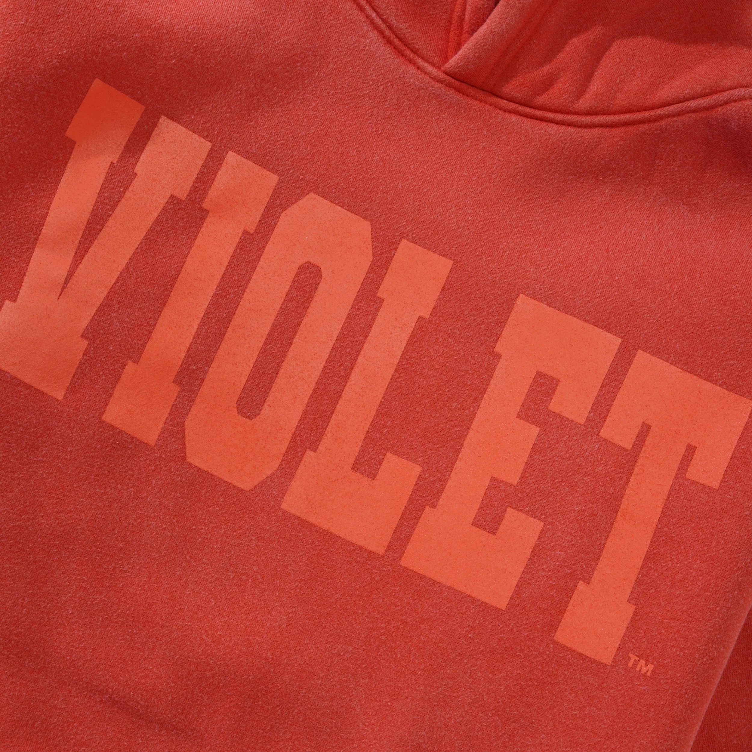 David Enth x Violet Logo Pullover, Fire Red - Image 2