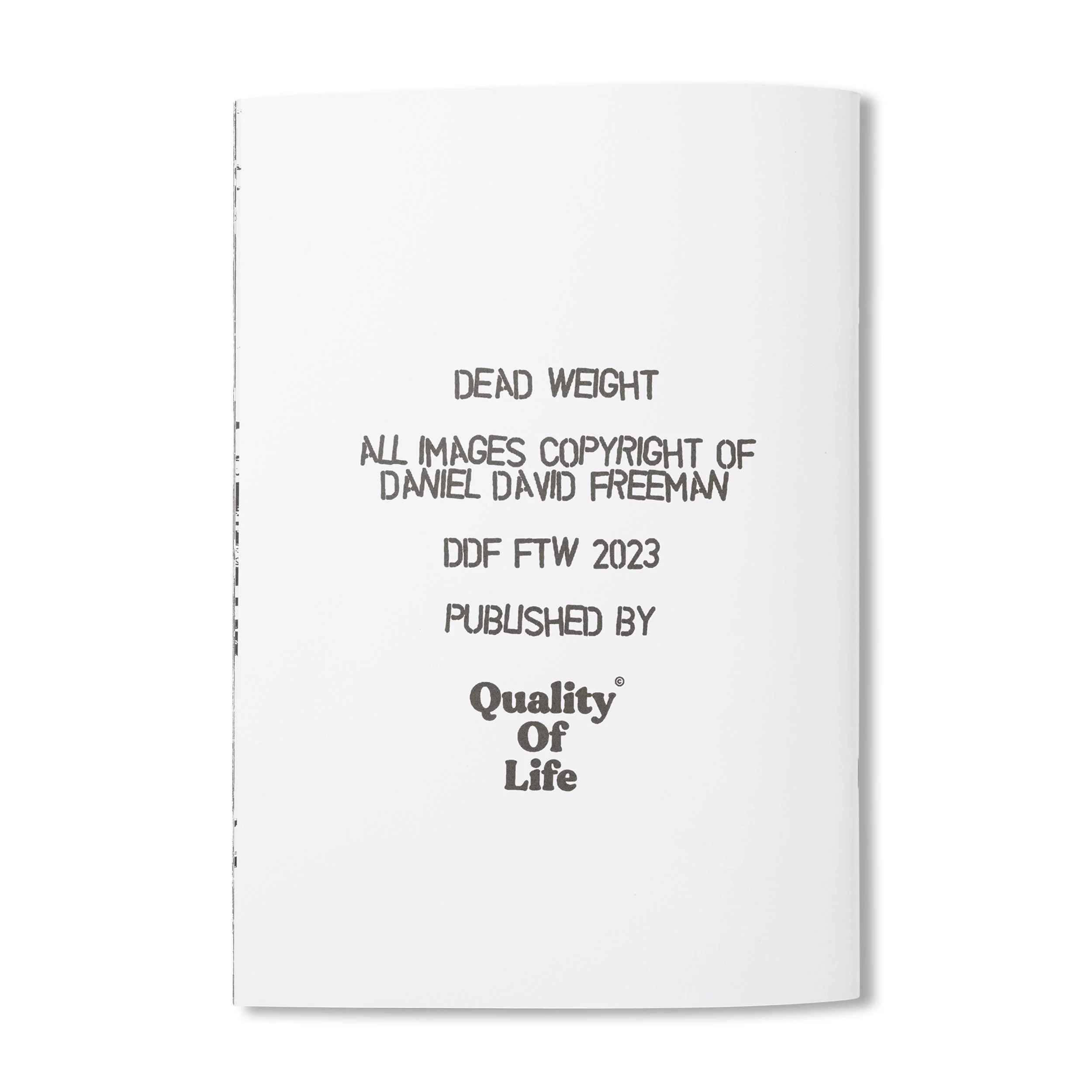 Dead Weight Book - Image 7