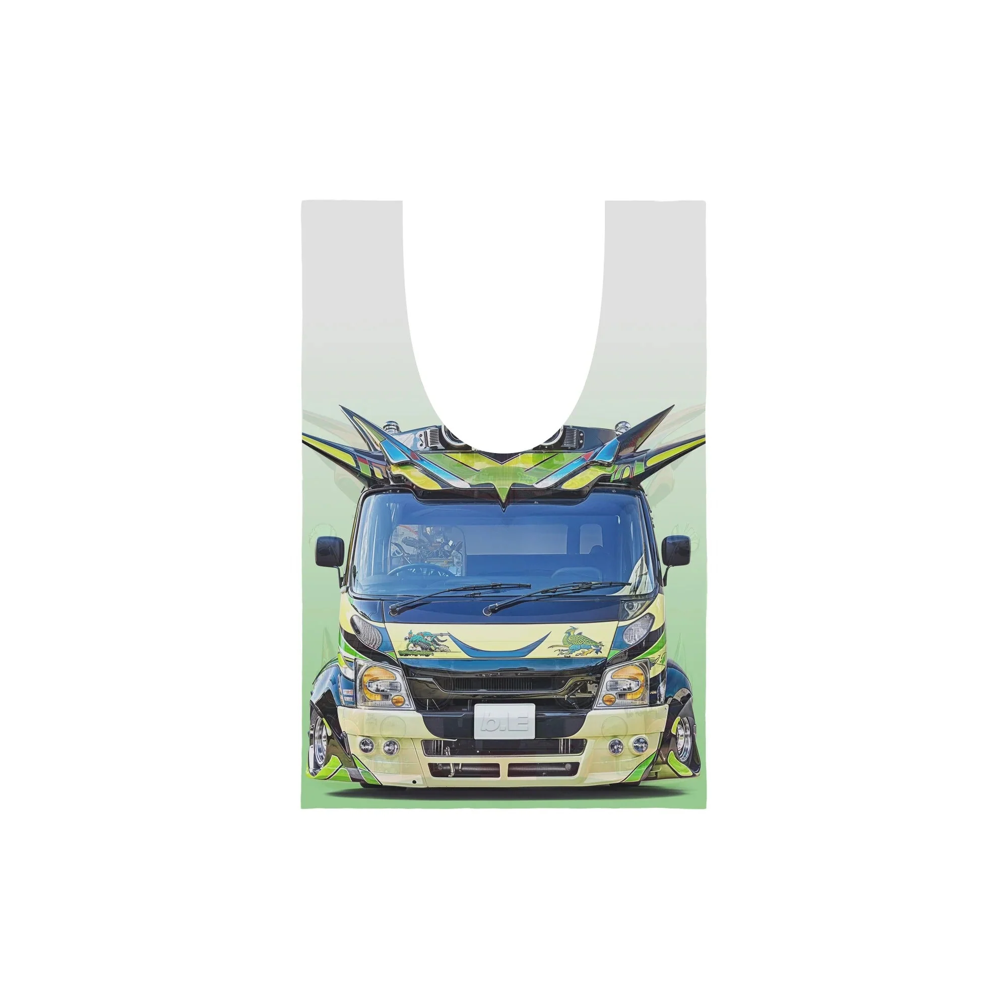 Dekotora Reusable Bag Mini, Purple / Green - Image 2