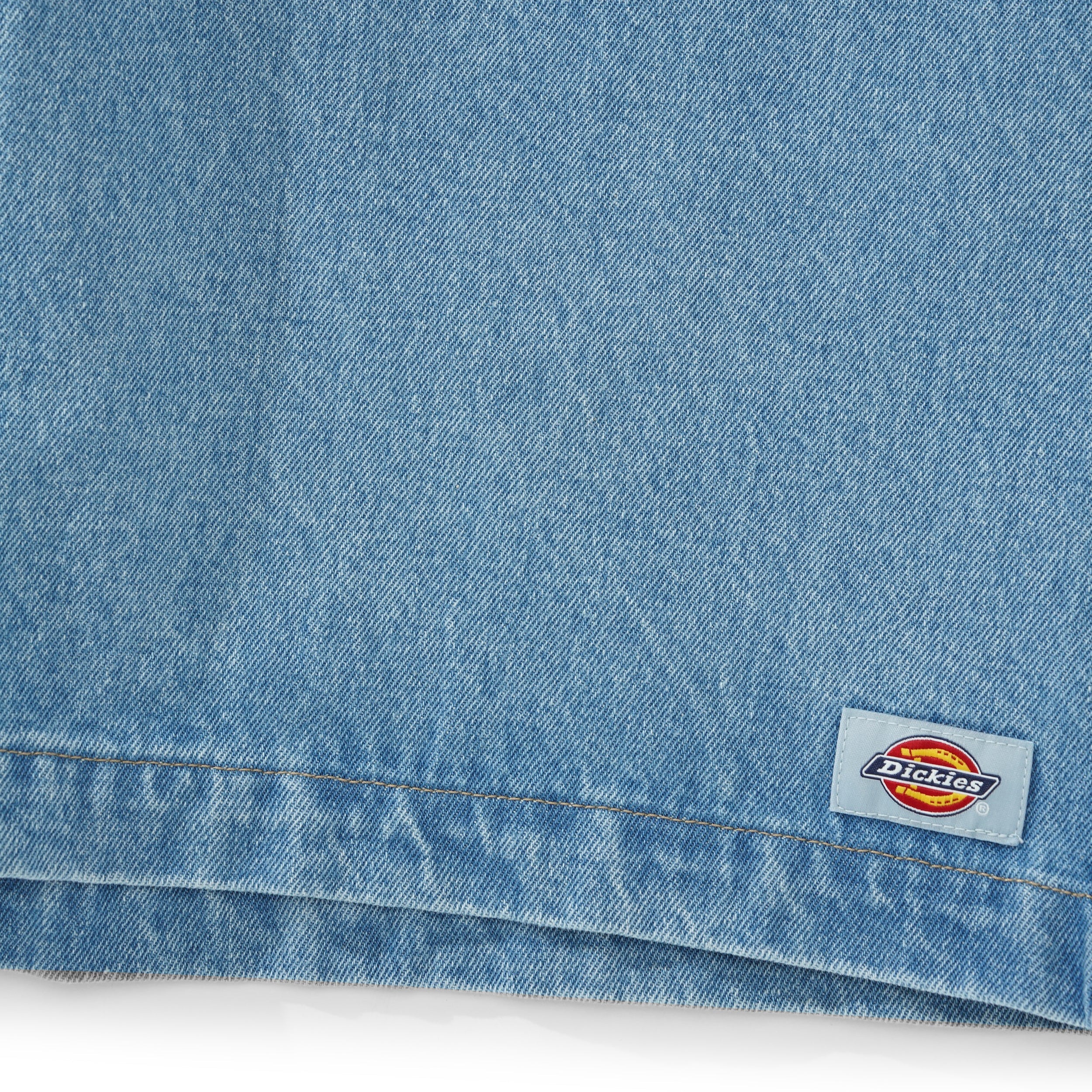 Denim Multi Pocket Short, Light Indigo - Image 3