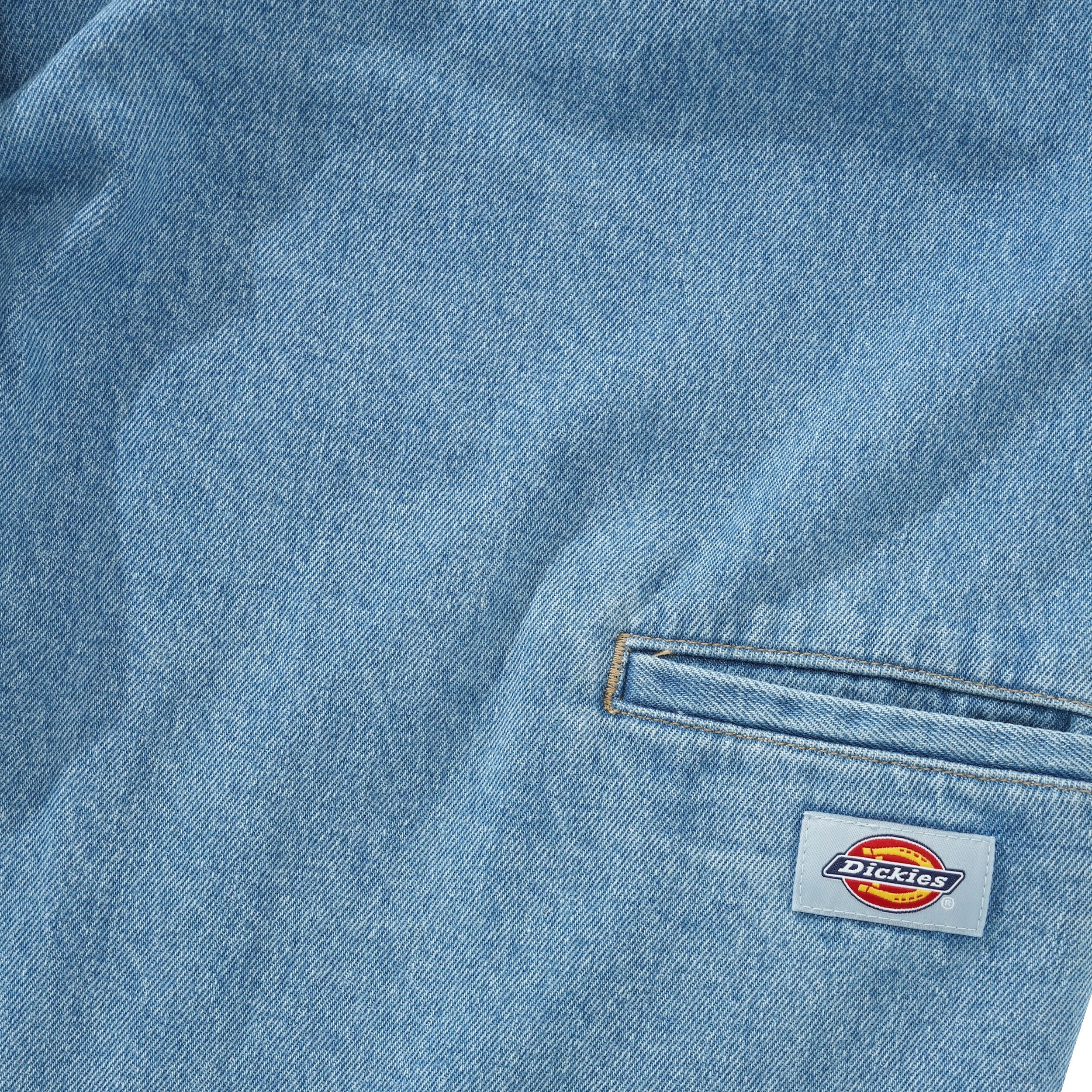 Denim Multi Pocket Short, Light Indigo - Image 4