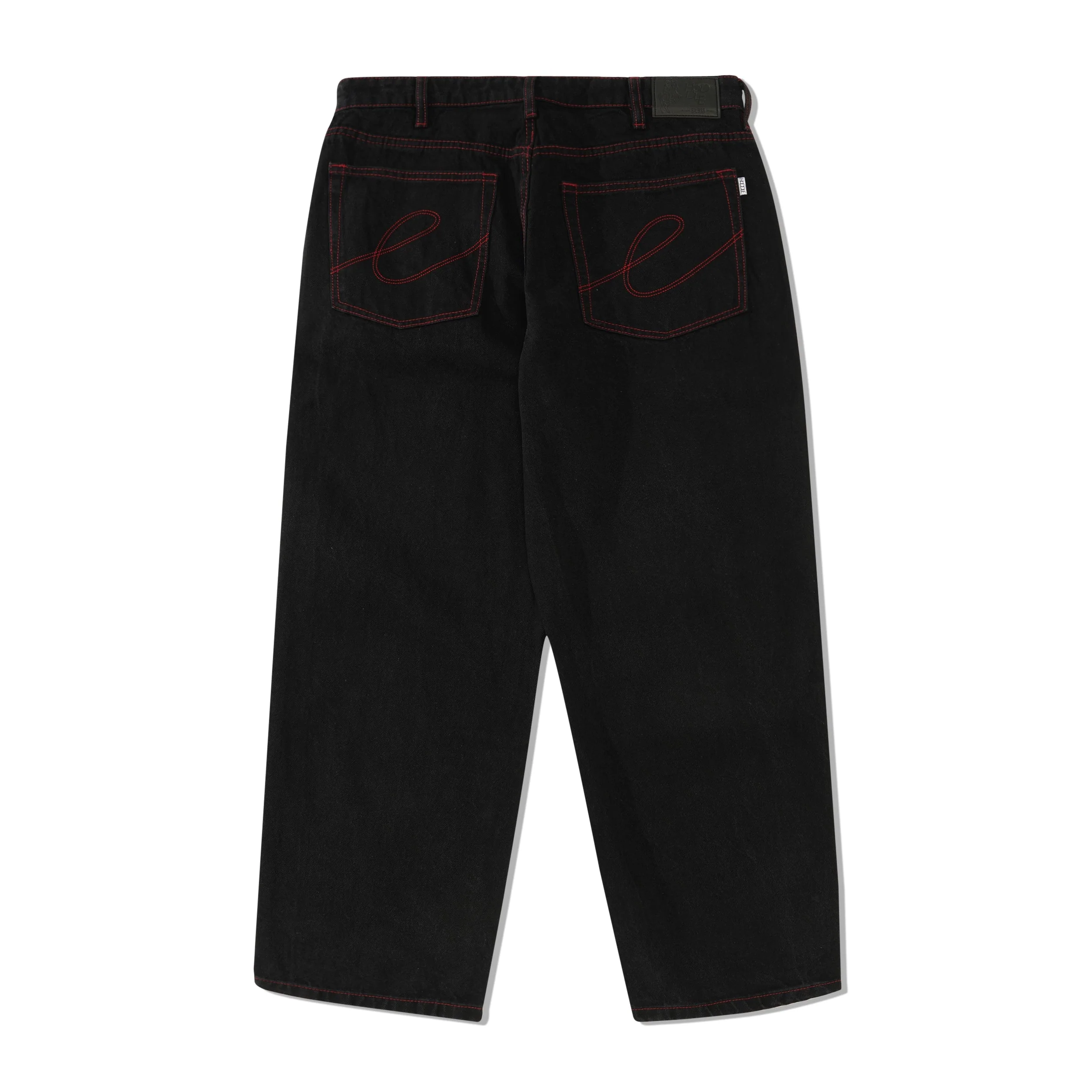 Denim Ranger Jeans, Black / Red Stitch - Image 2