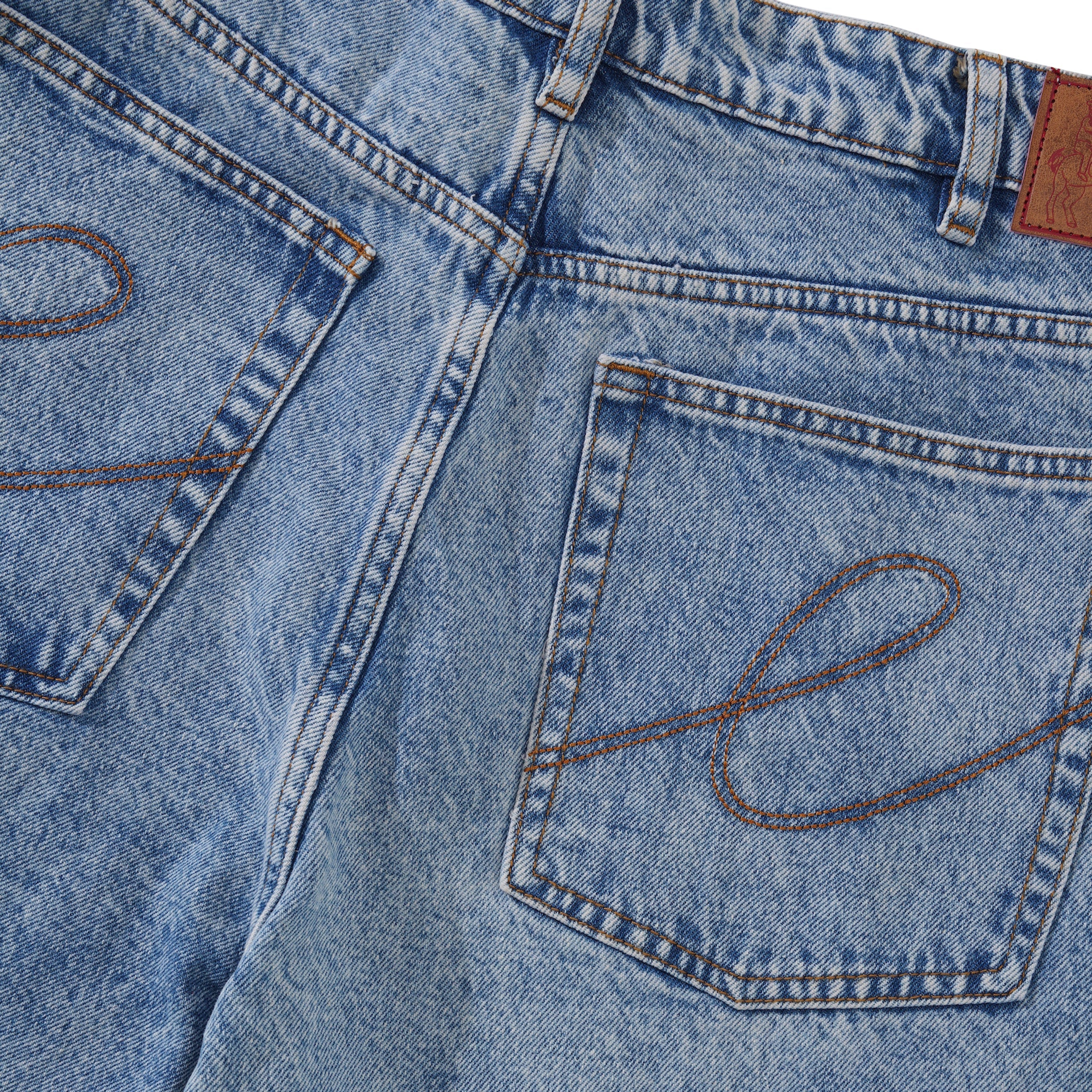 Denim Ranger Shorts, Light Blue Wash - Image 4