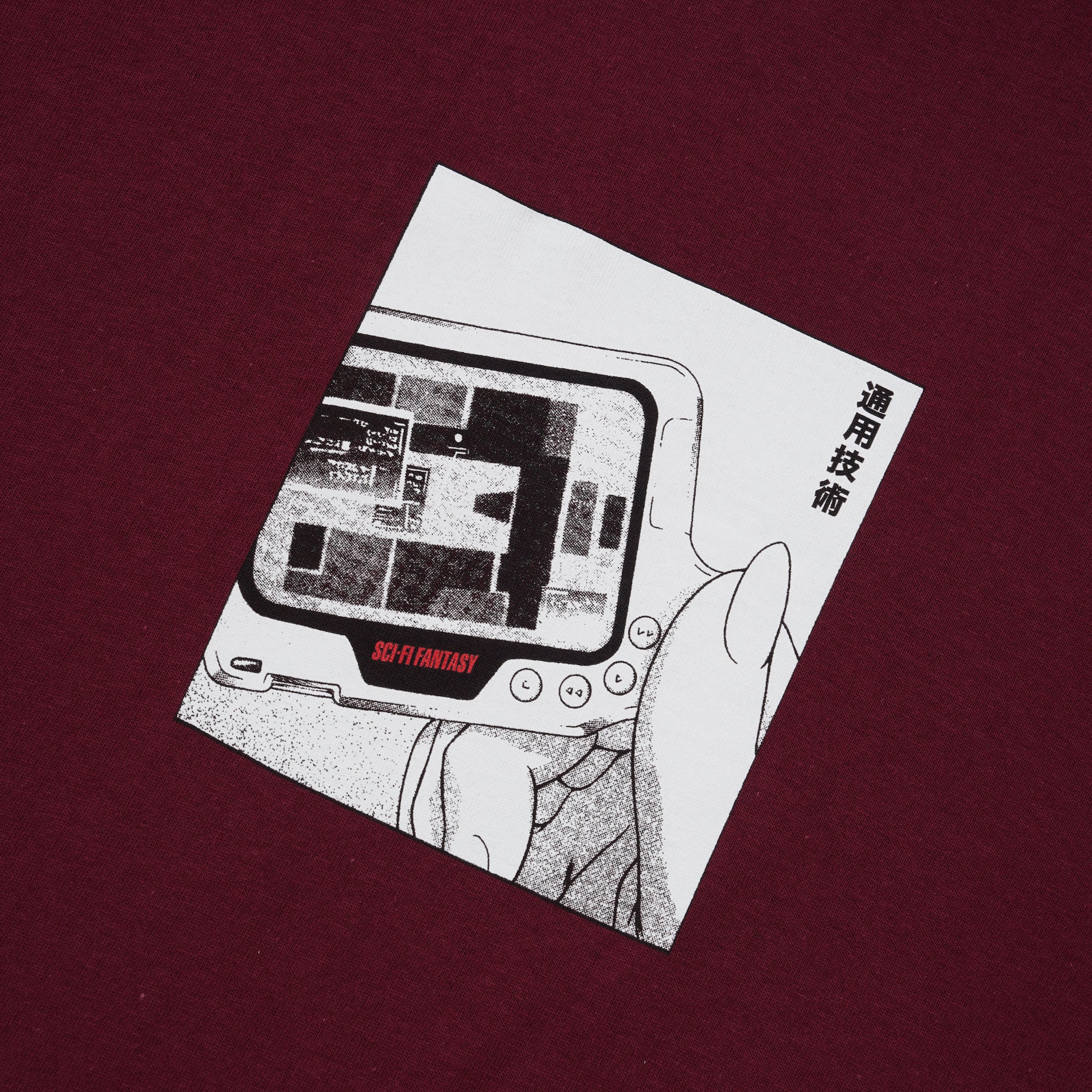 Device Tee, Maroon - Image 2