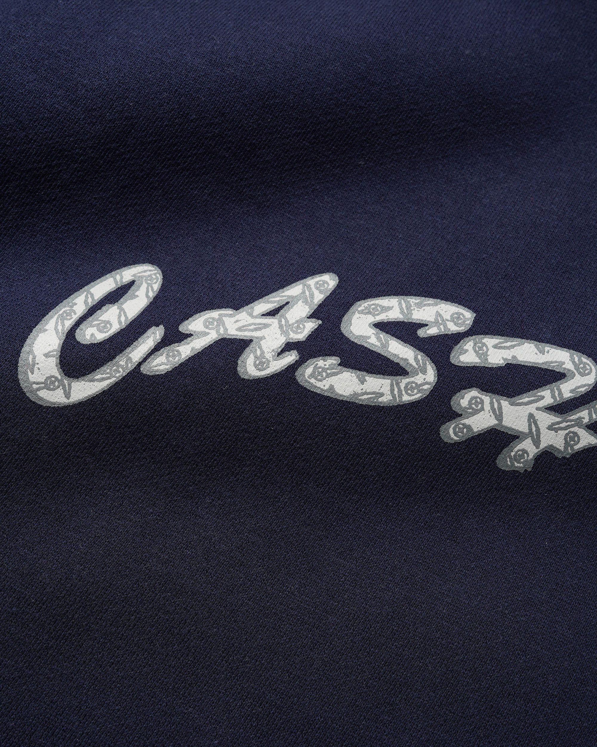 Diamond Plate Logo Pullover Hood, Navy - Image 3