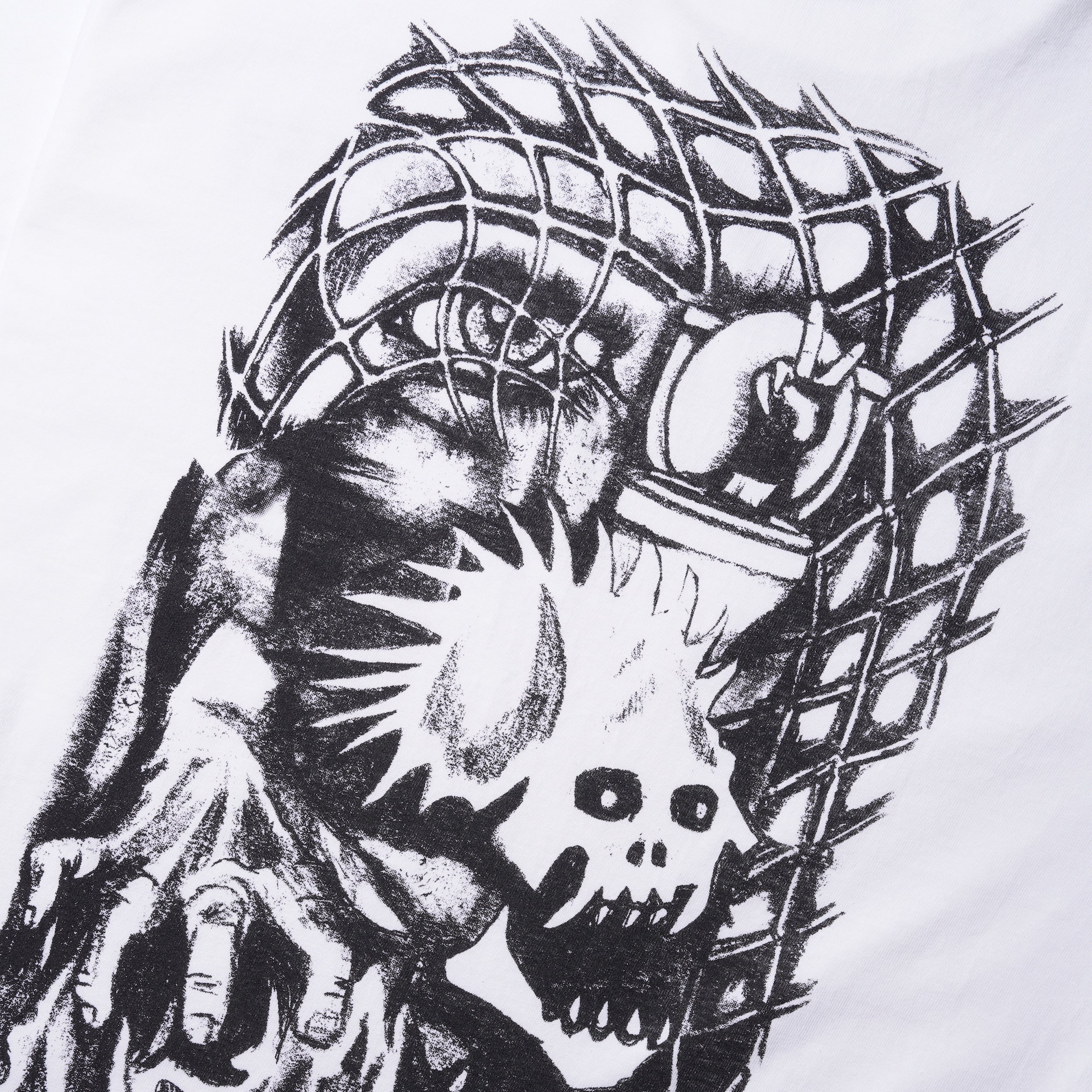 Diego Todd Mere Mortal Tee, White - Image 2