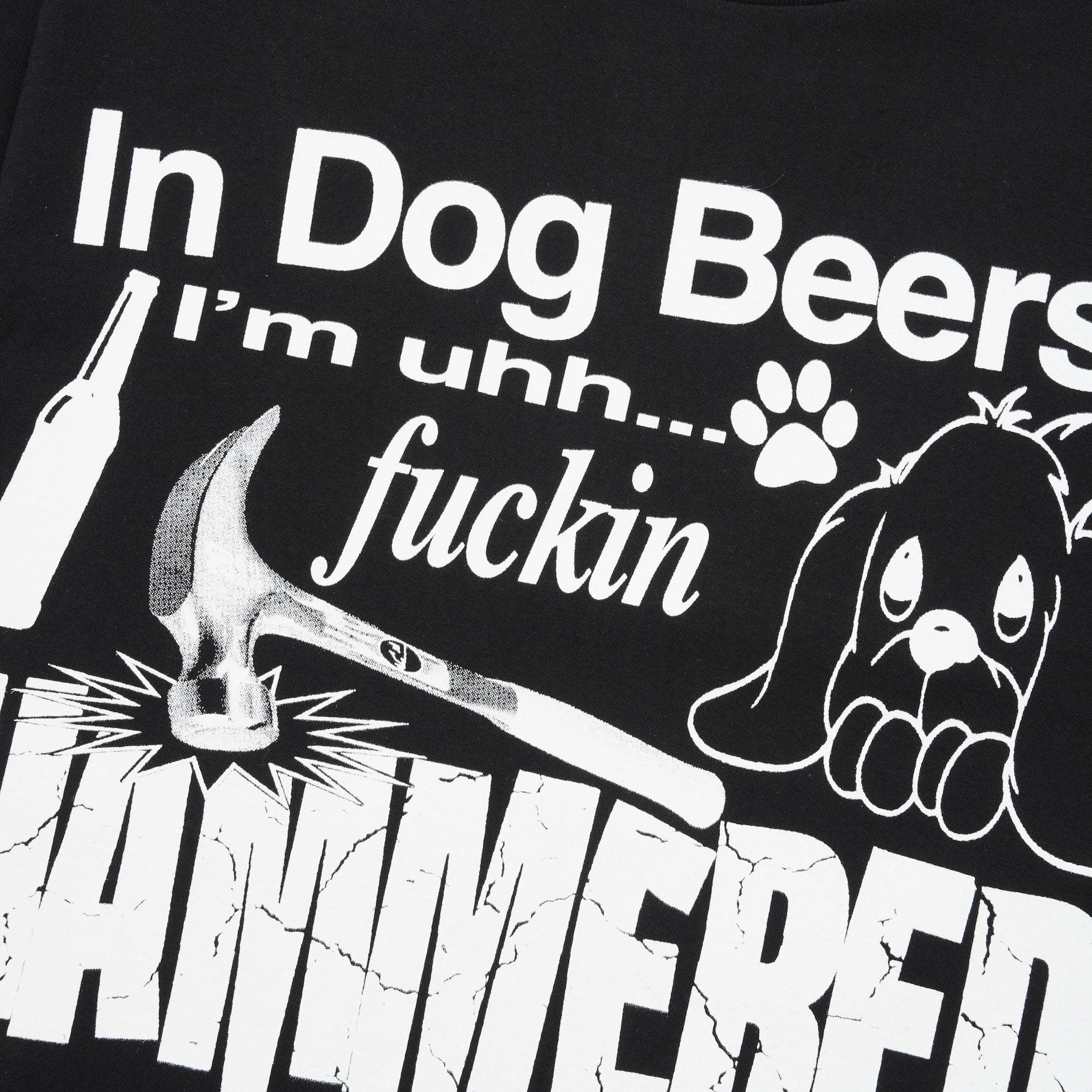 Dog Beers Tee, Black - Image 2