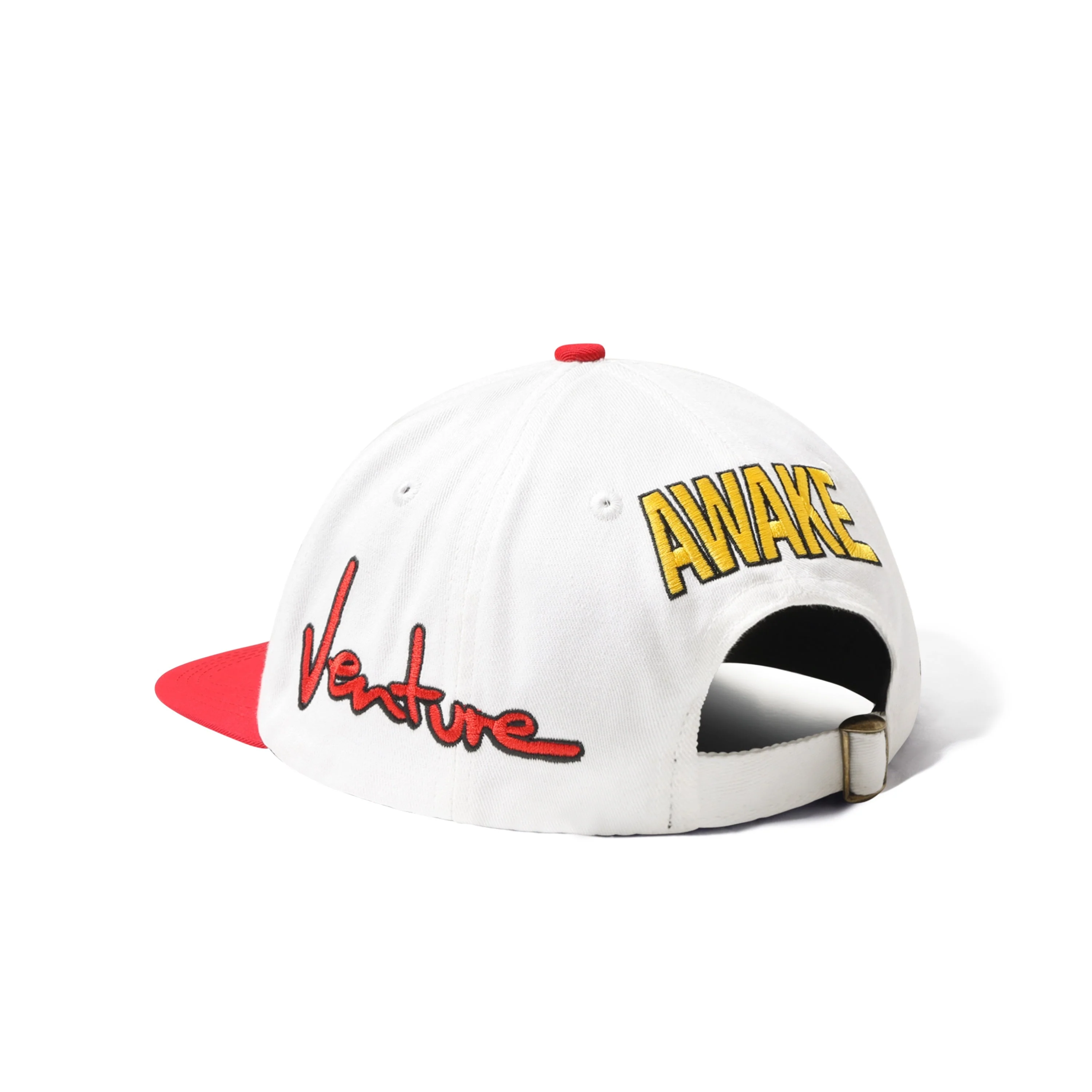Dollar Sign 6 Panel Hat, White / Red - Image 3