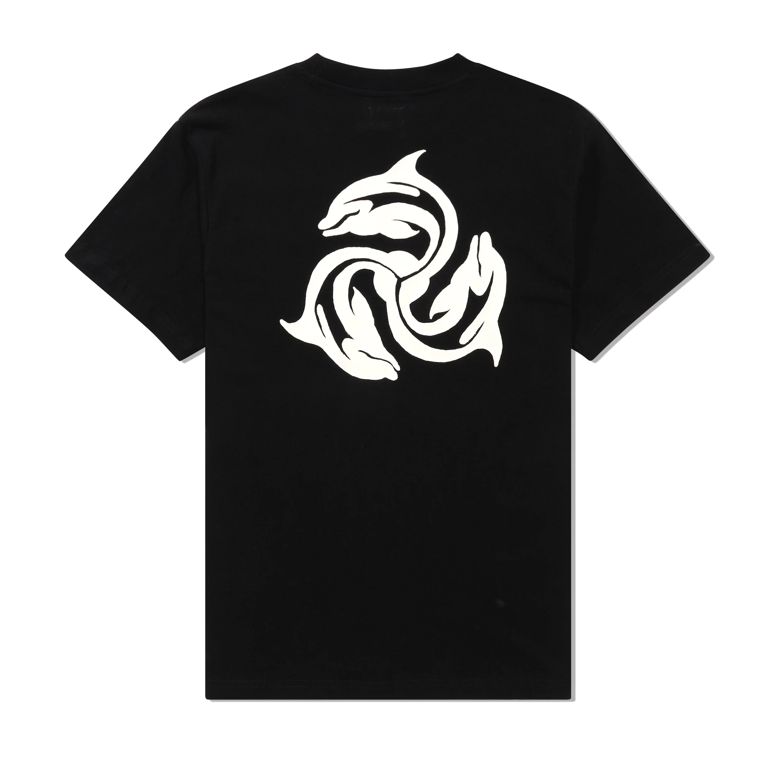 Dolphin Logo Tee, Black - Image 2