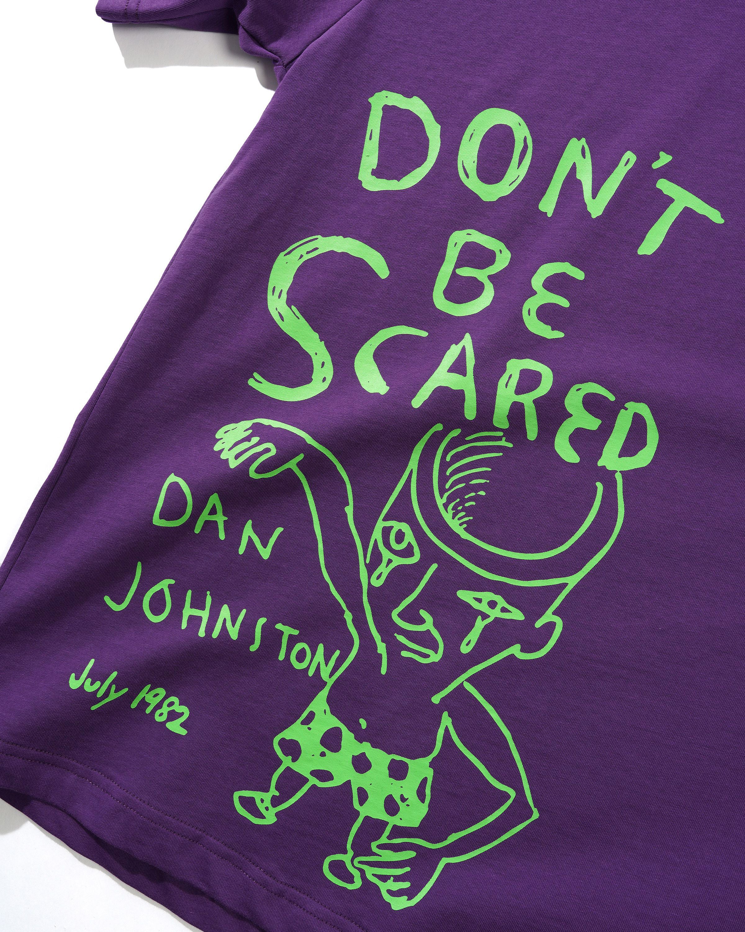 Don't Be Scared Tee, Grape - Image 5