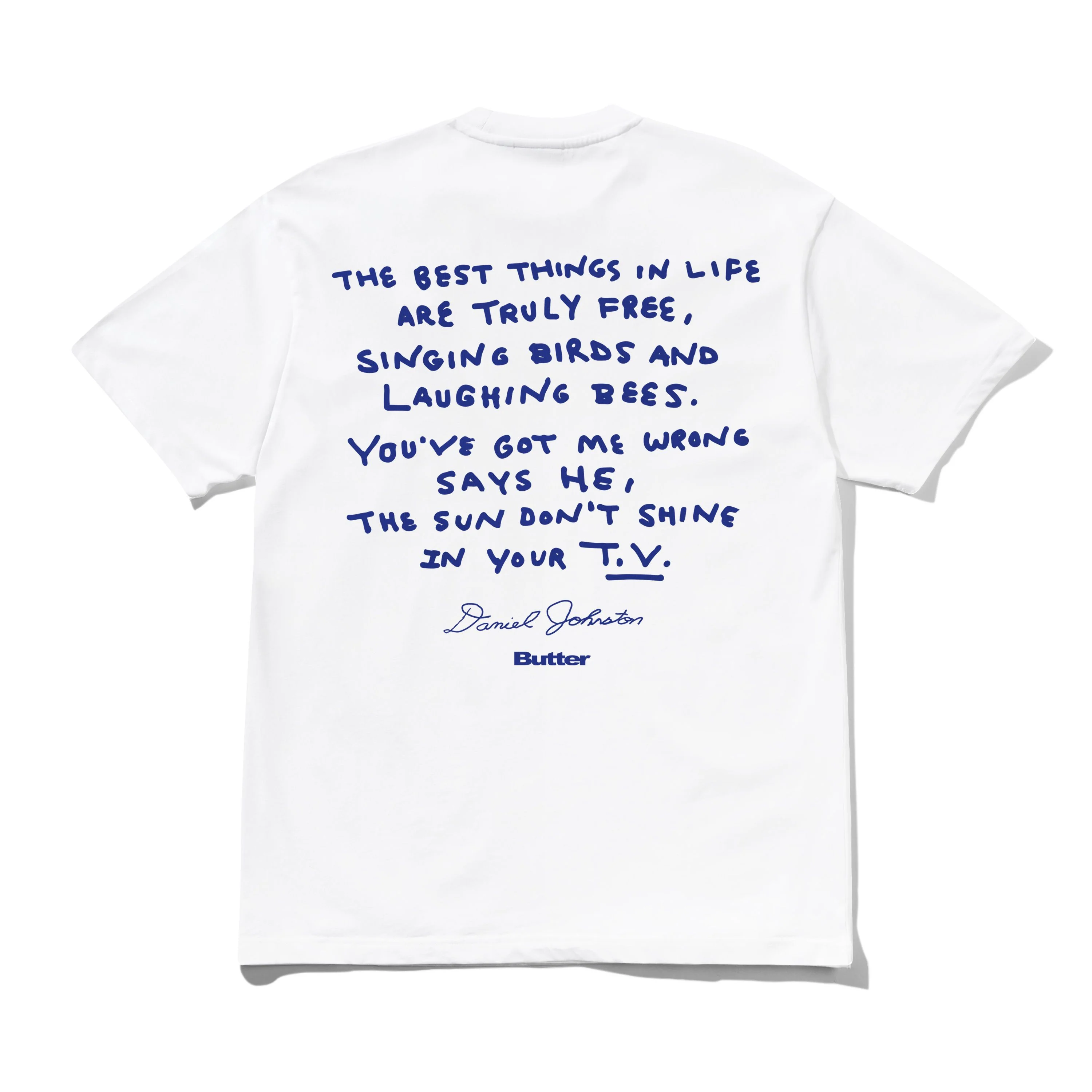 Don't Be Scared Tee, White - Image 2