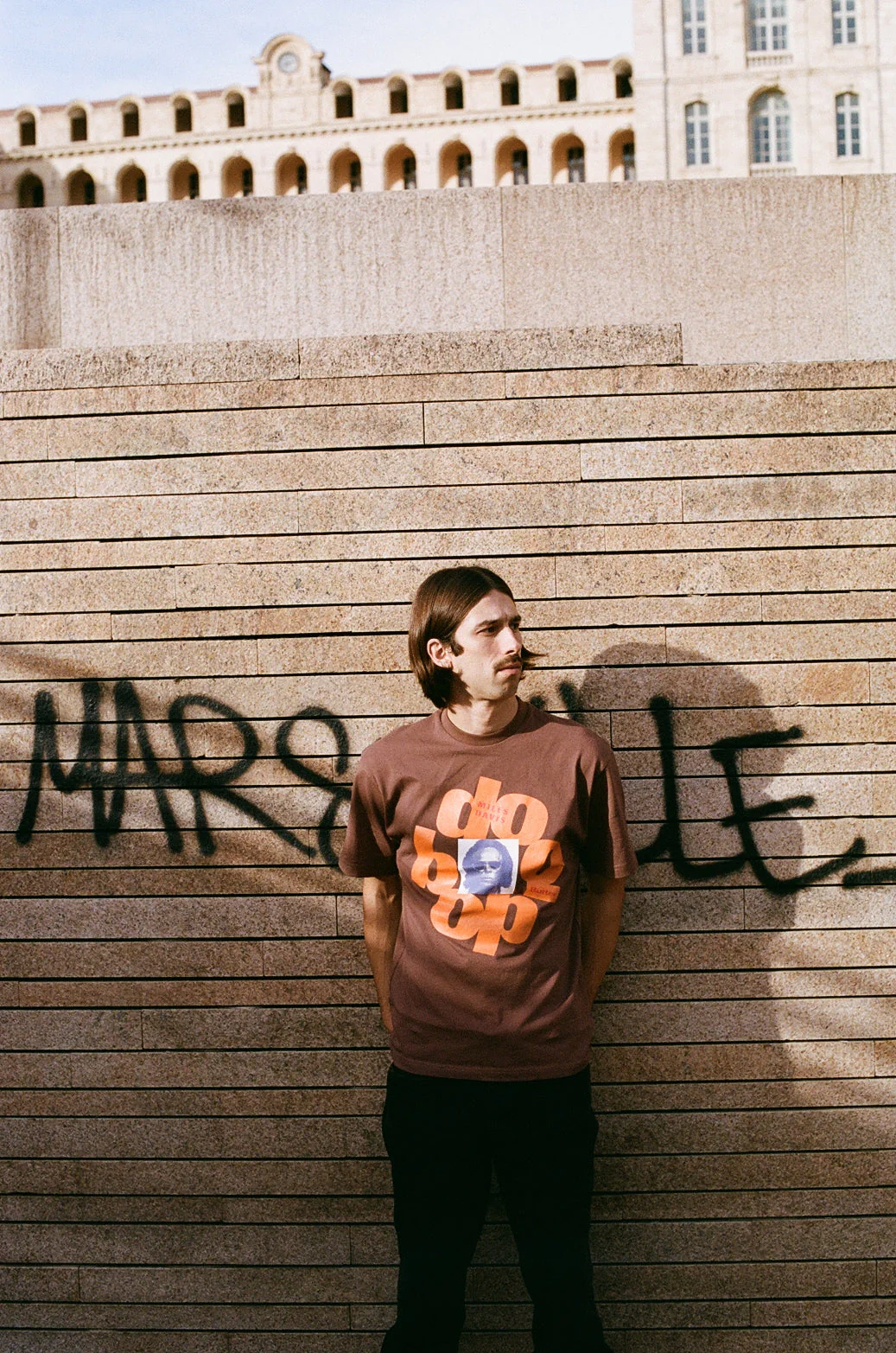 Doo-Bop Tee, Brown - Image 2