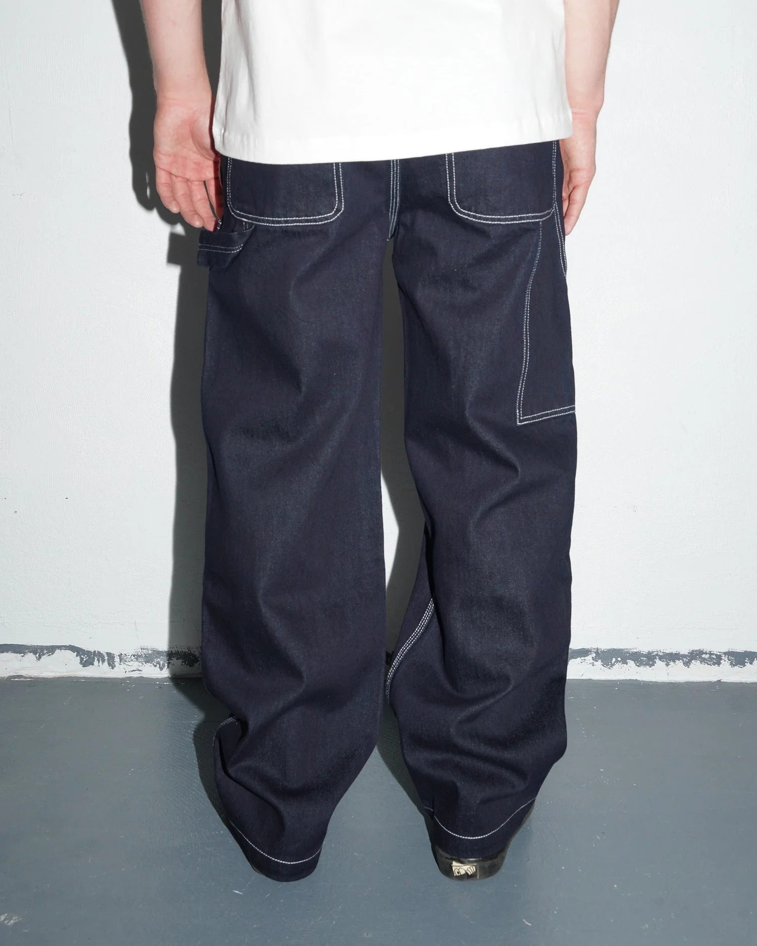 Double Knee Carpenter Pant, Indigo - Image 8