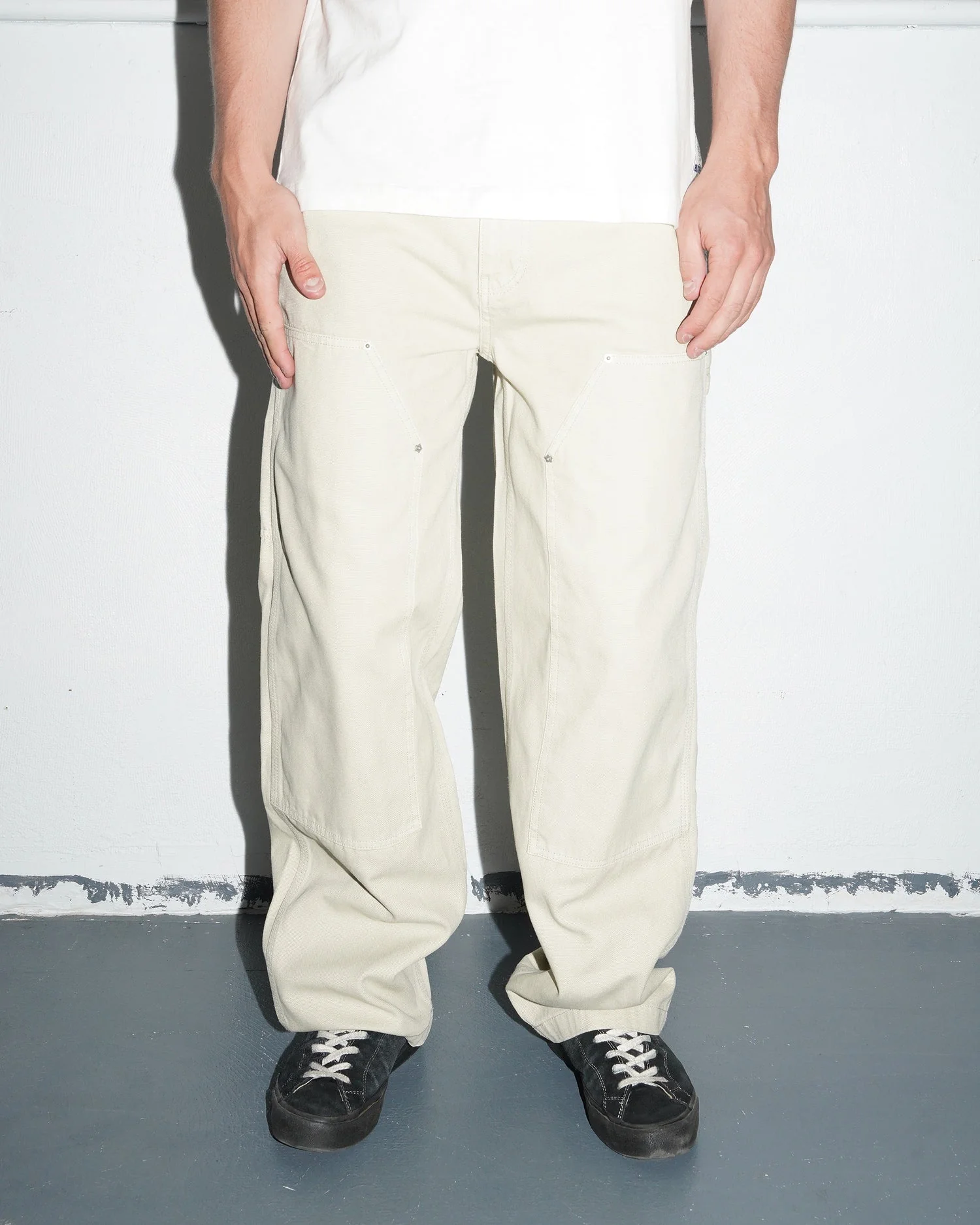 Double Knee Carpenter Pant, Used Natural - Image 5