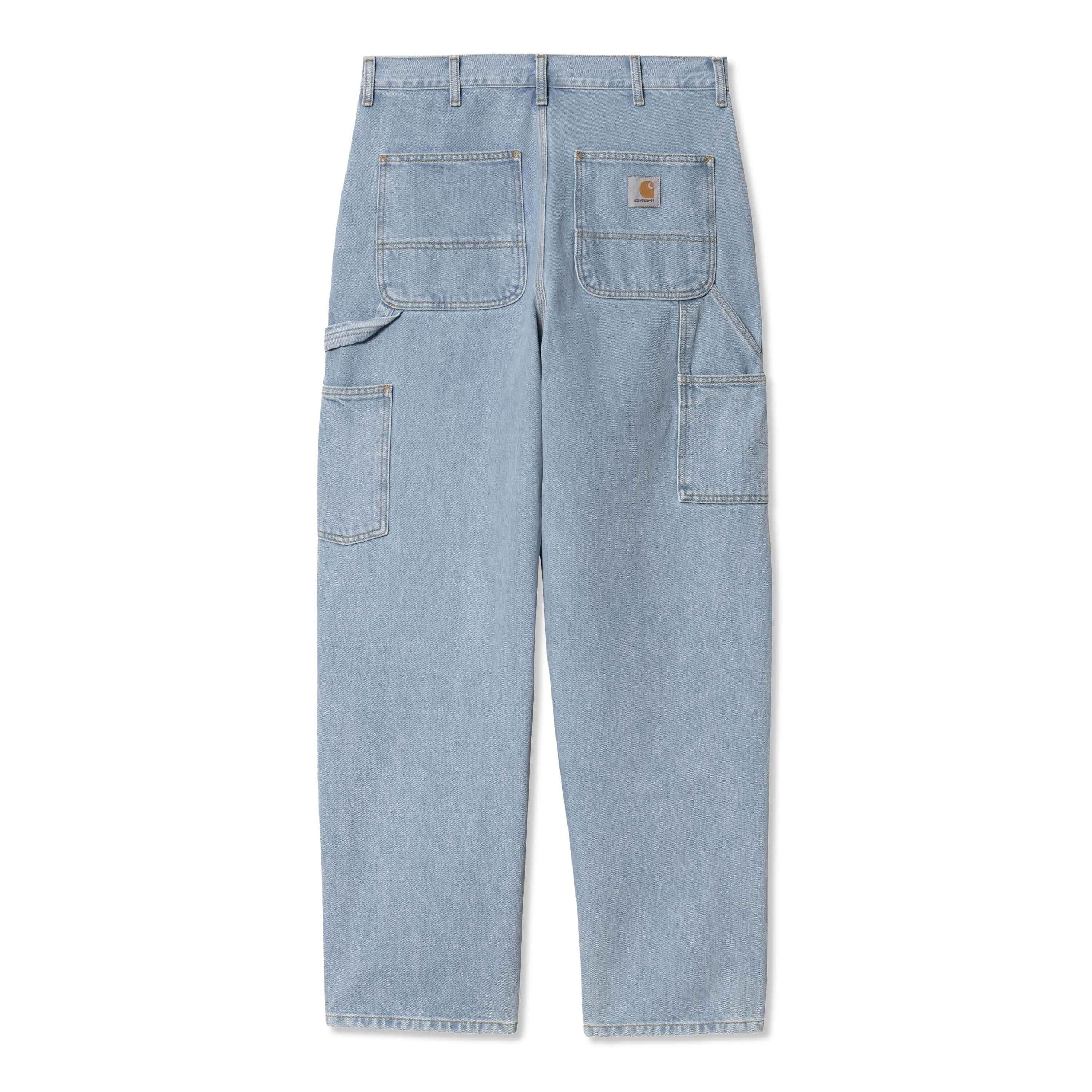 Double Knee Pant, Stone Bleached Blue - Image 2