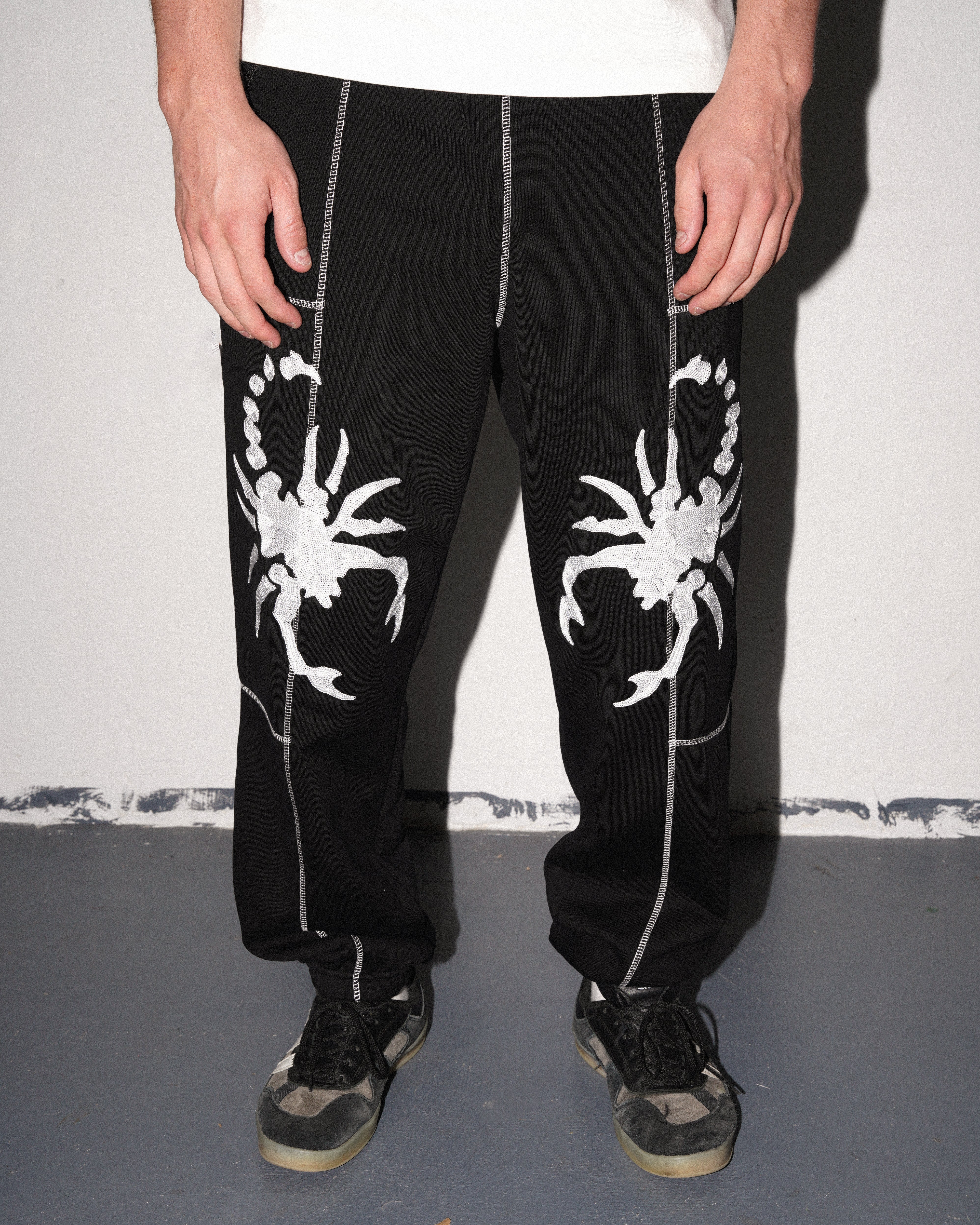 Double Scorp Sweatpants, Black - Image 5
